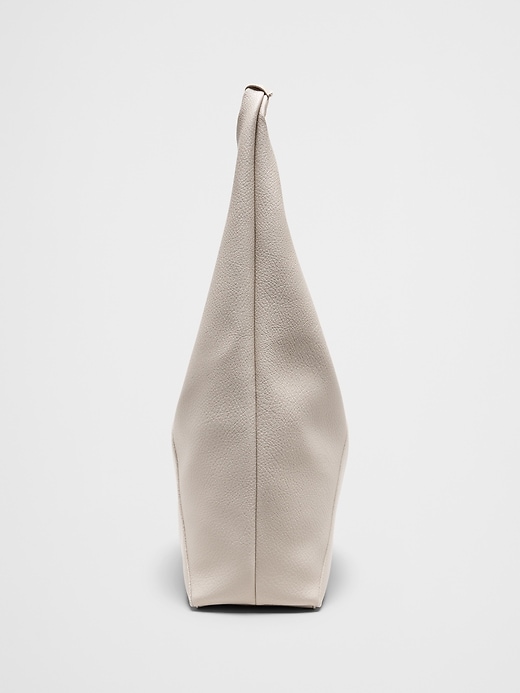 Vegan Leather Slouchy Tote
