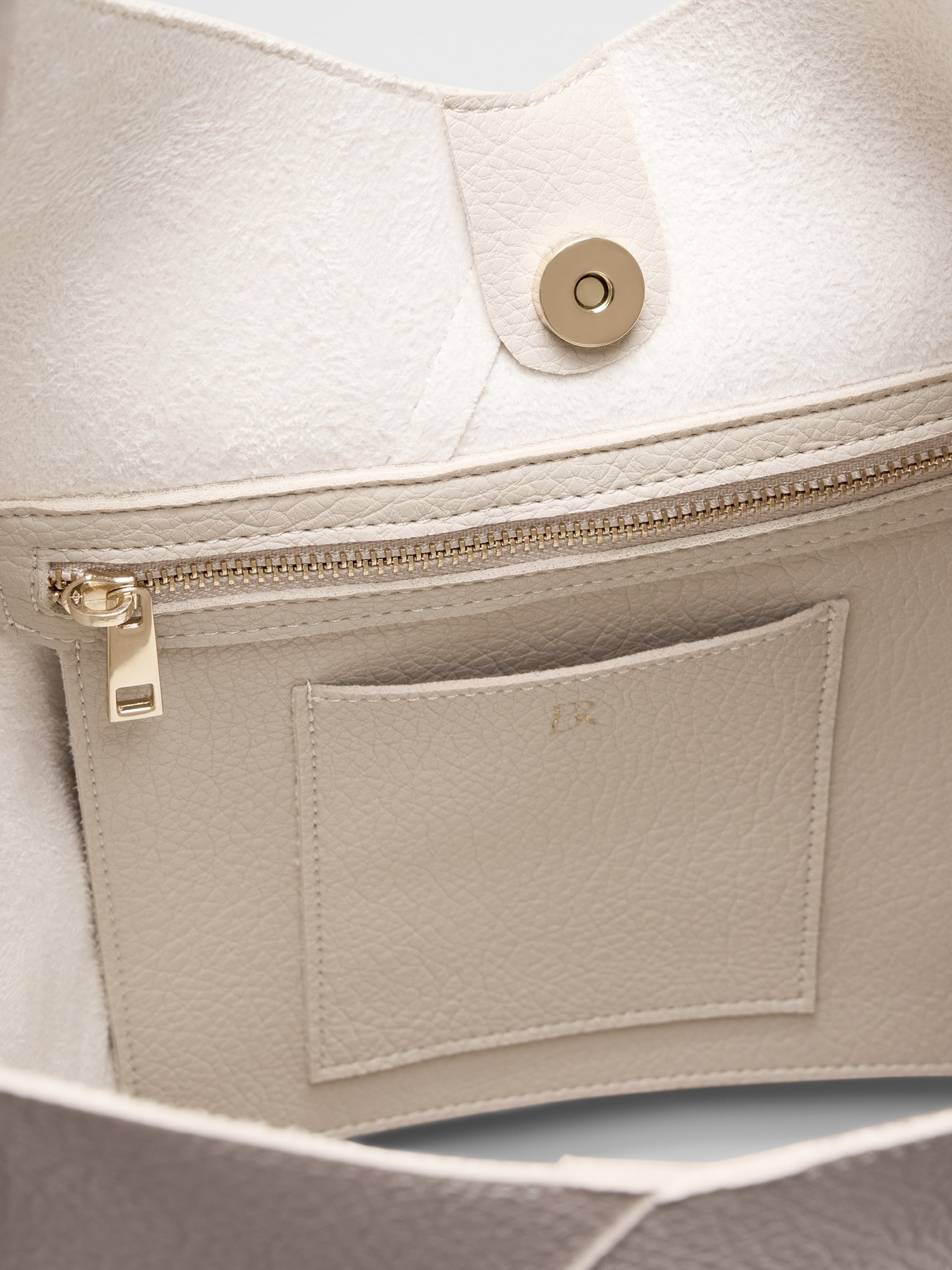 Image number 7 showing, Vegan Leather Slouchy Tote