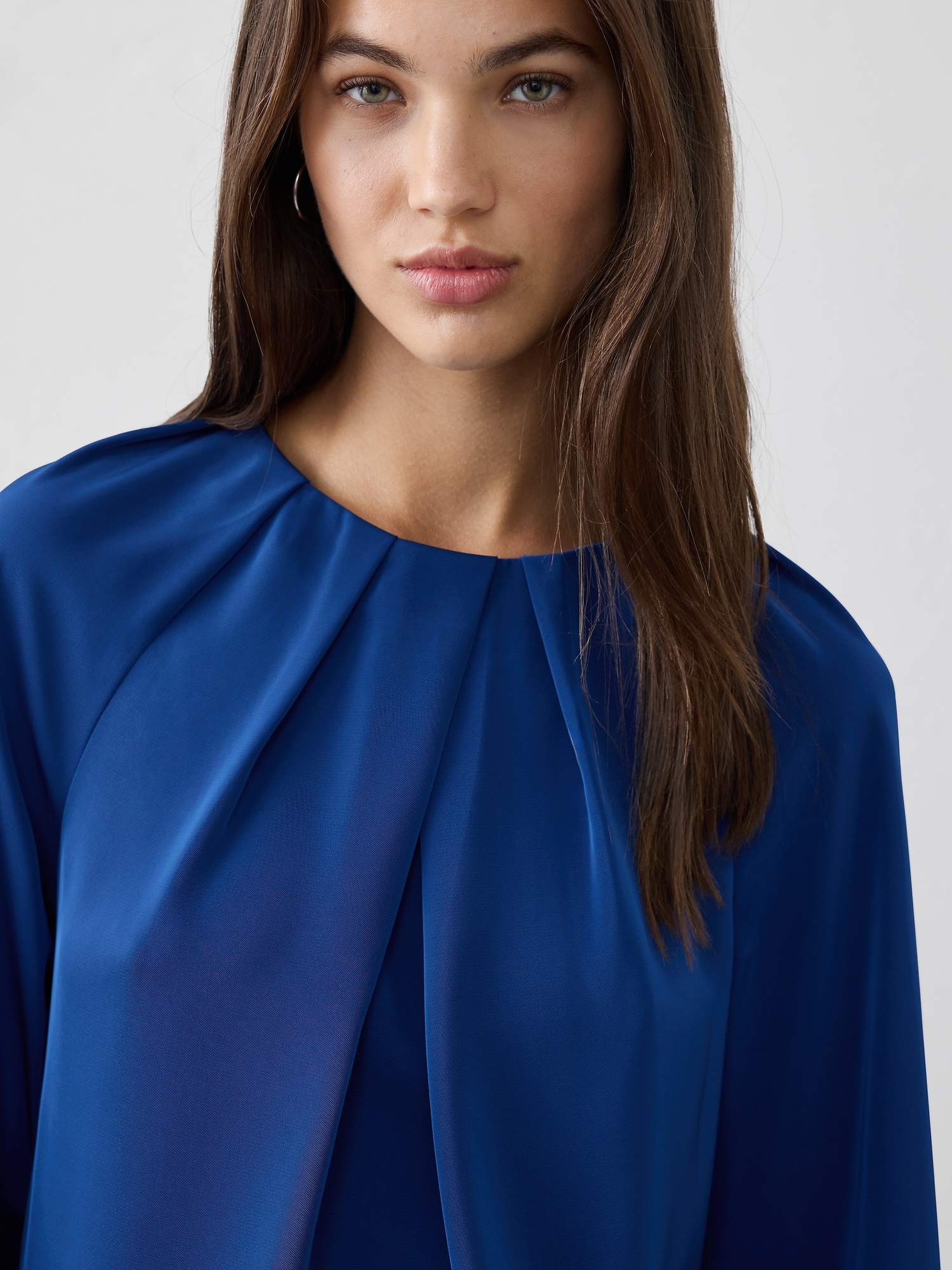Image number 3 showing, Raglan Pleated Blouse