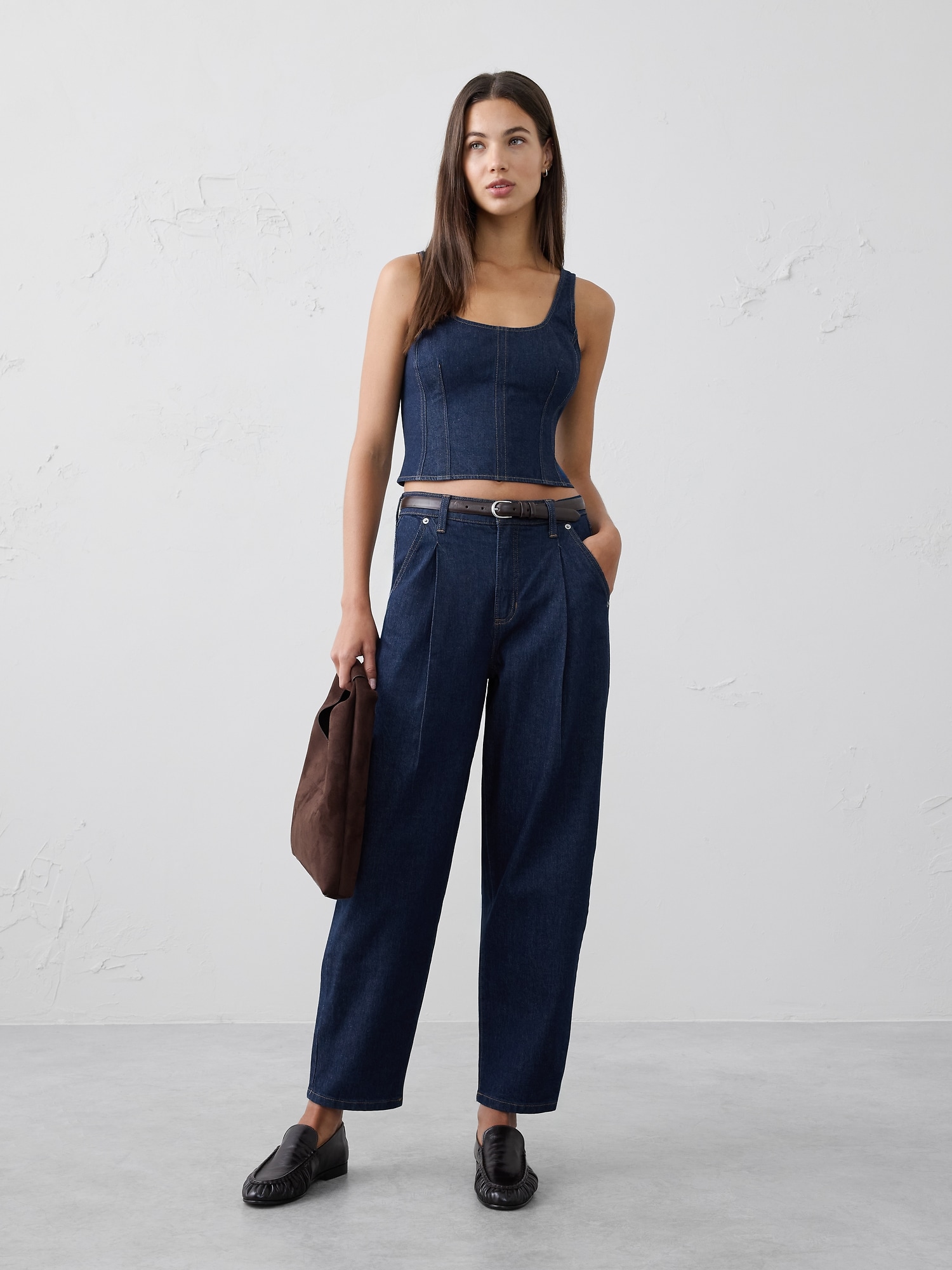 Barrel Ultra High-Rise Trouser Jean - Rinse