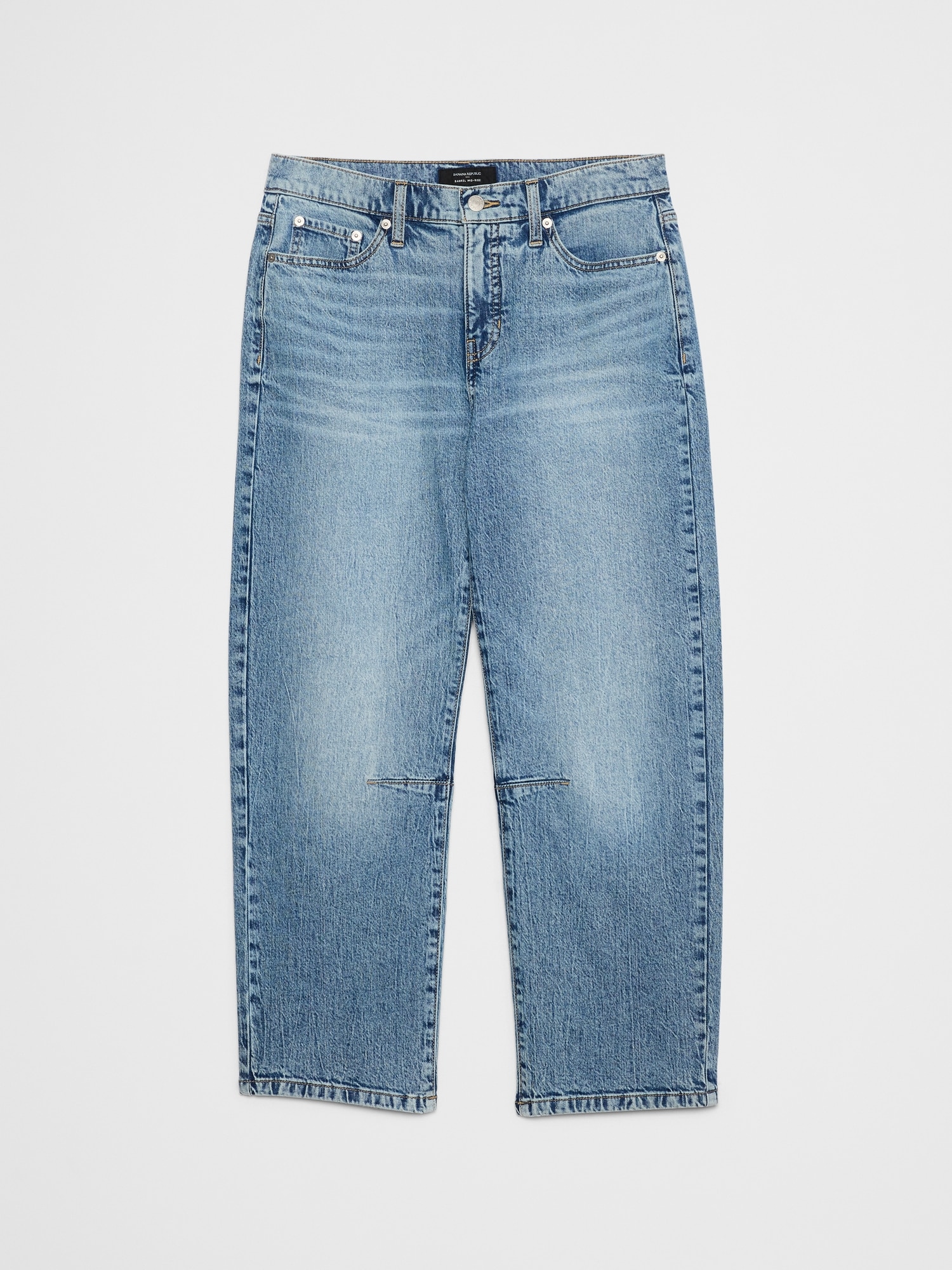 Image number 7 showing, Slim Barrel Mid-Rise Jean