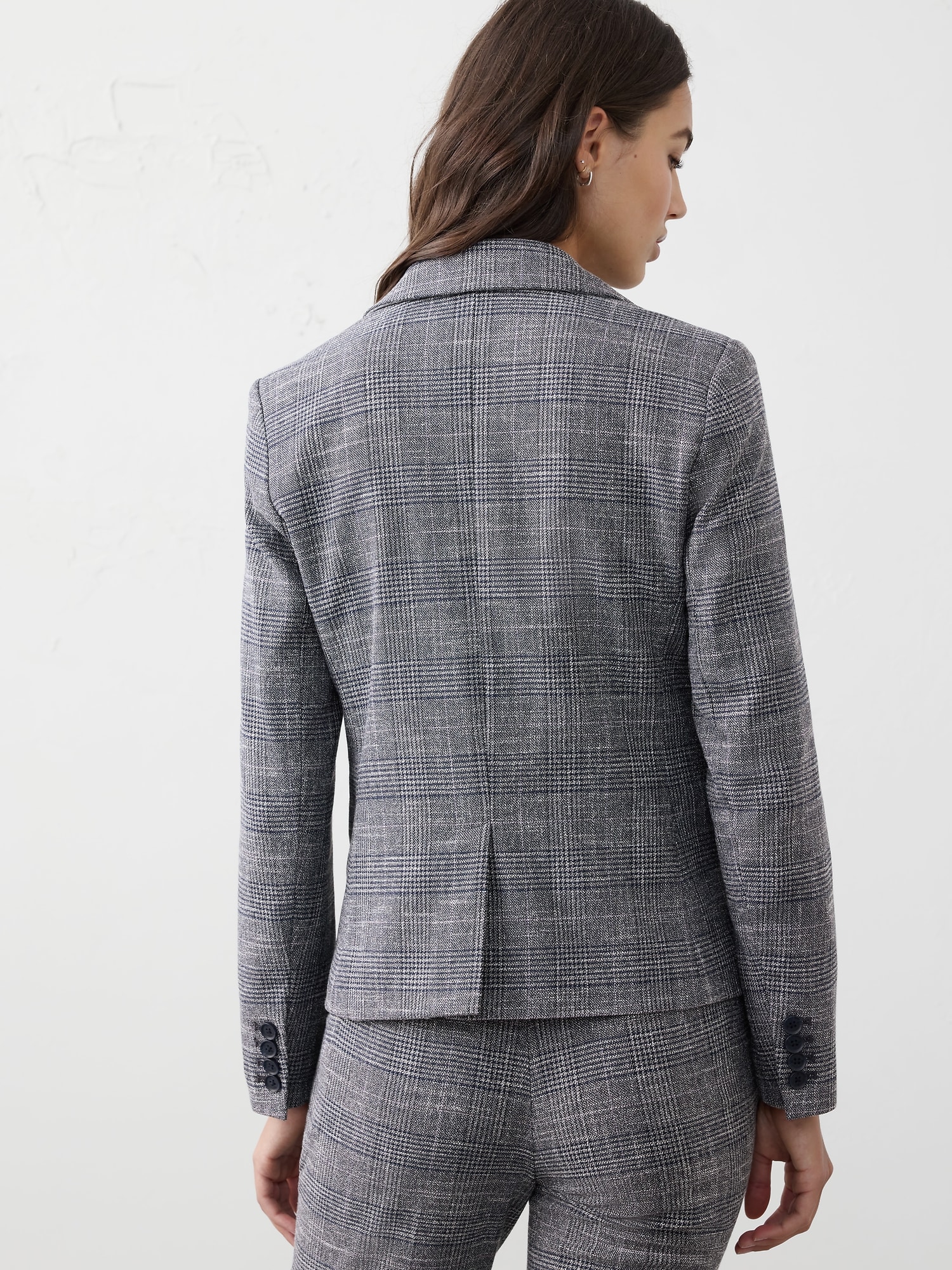 Image number 2 showing, PLAID CLASSIC SUITING BLAZER