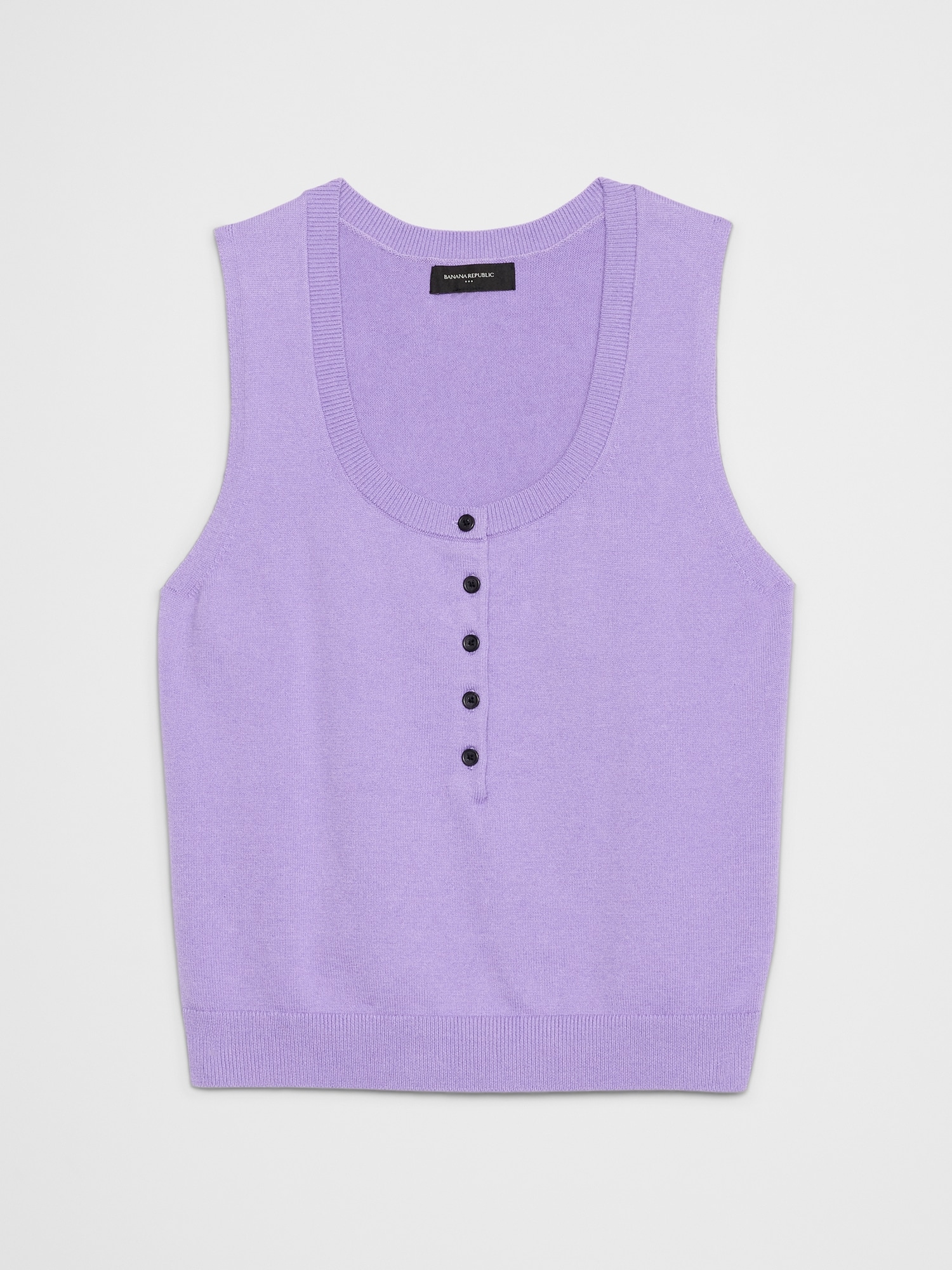 Image number 4 showing, HENLEY SWEATER TANK