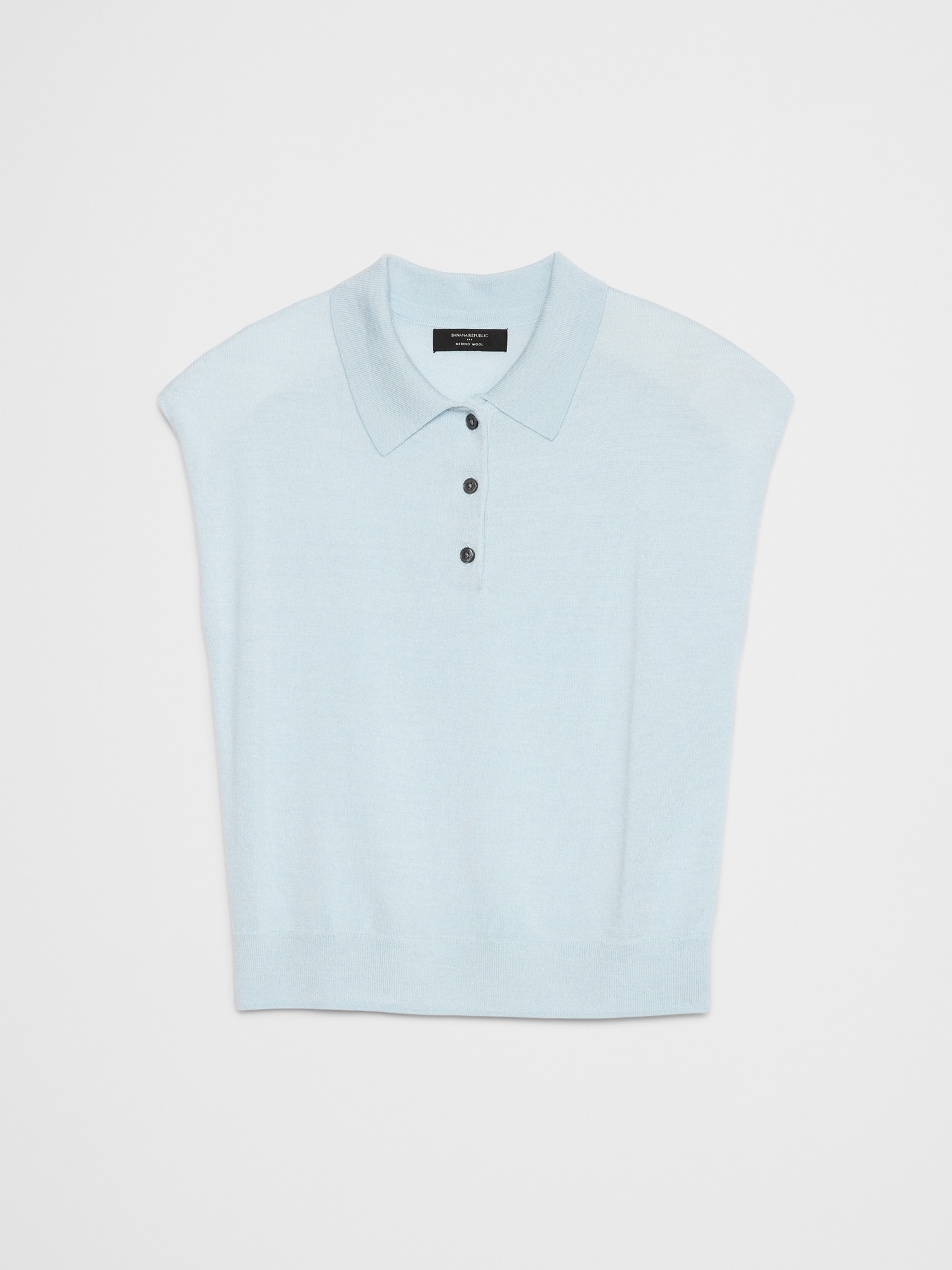 Image number 4 showing, MERINO WOOL SWEATER POLO