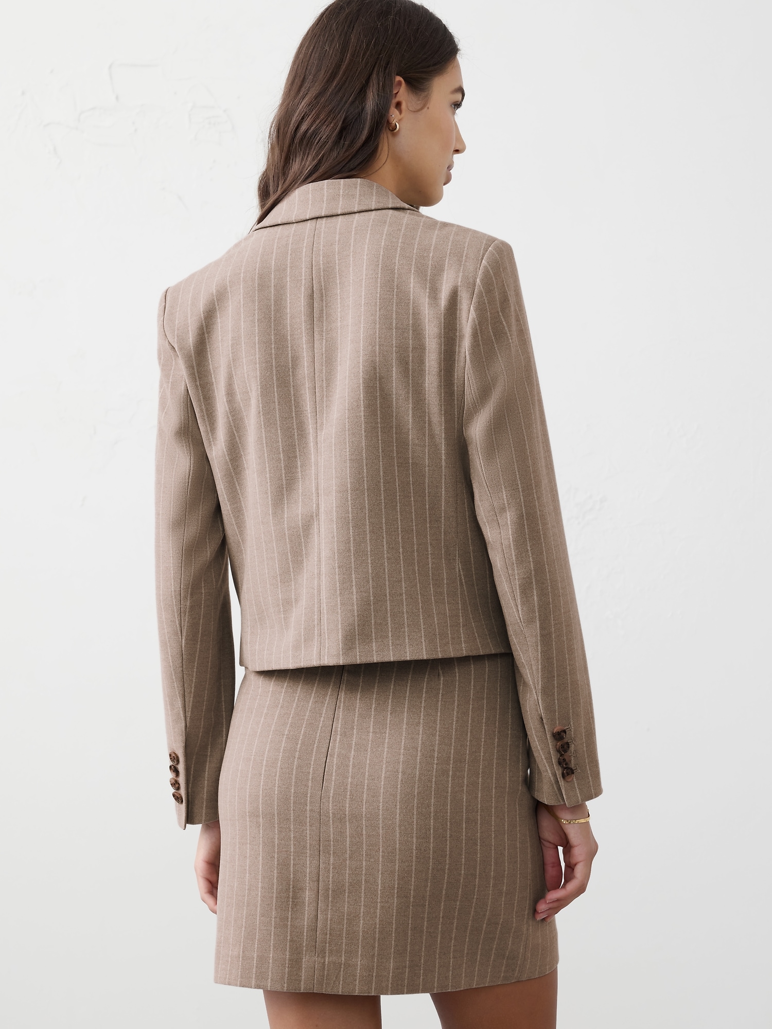 Image number 2 showing, Pinstripe Short Blazer