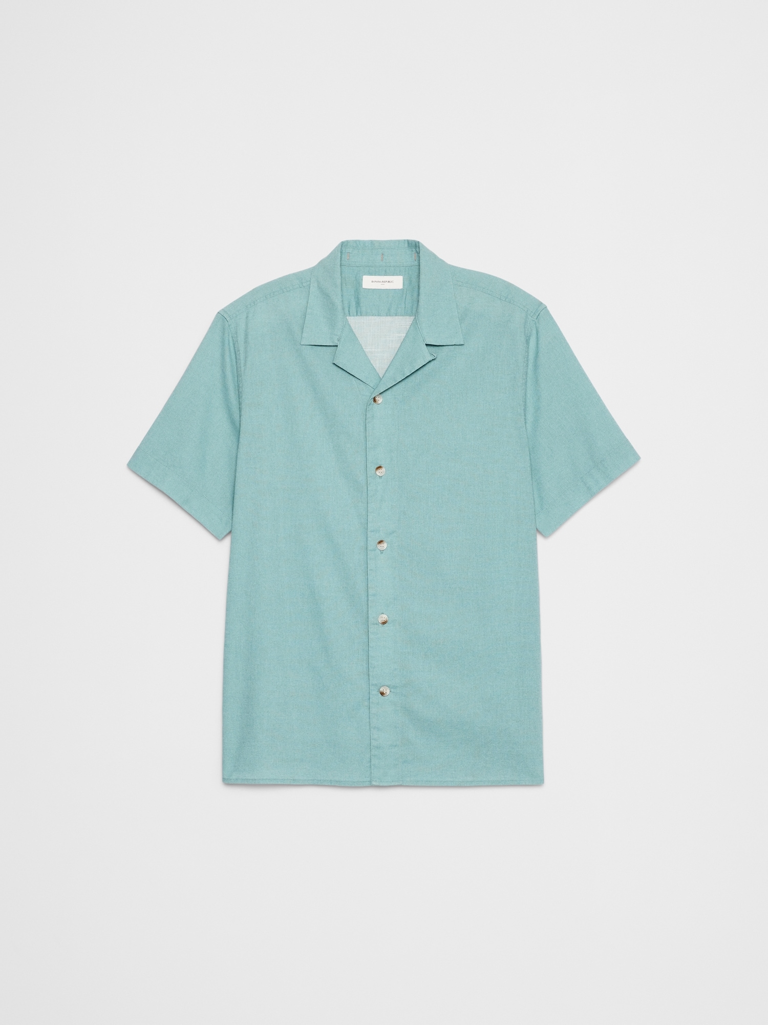 Image number 4 showing, Linen-Blend Standard Fit Resort Shirt