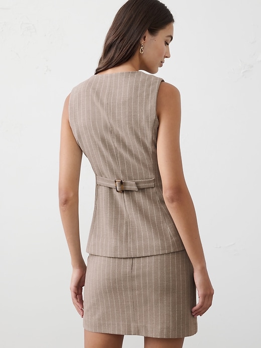 Pinstripe Vest