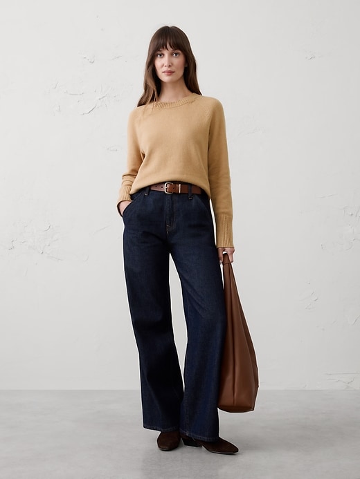 Cable Roll-Neck Sweater