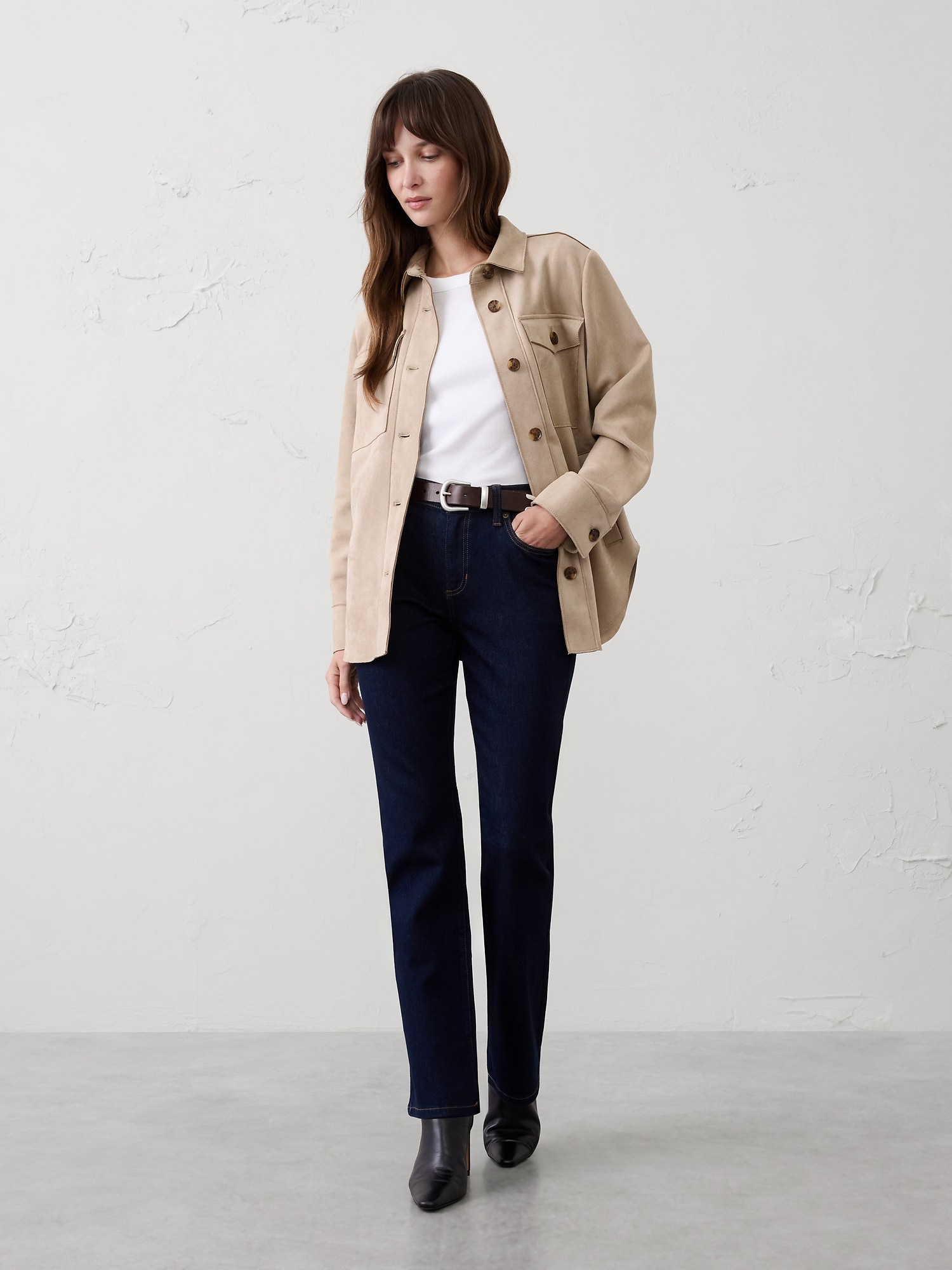 Kick Flare Mid-Rise Jean - Rinse