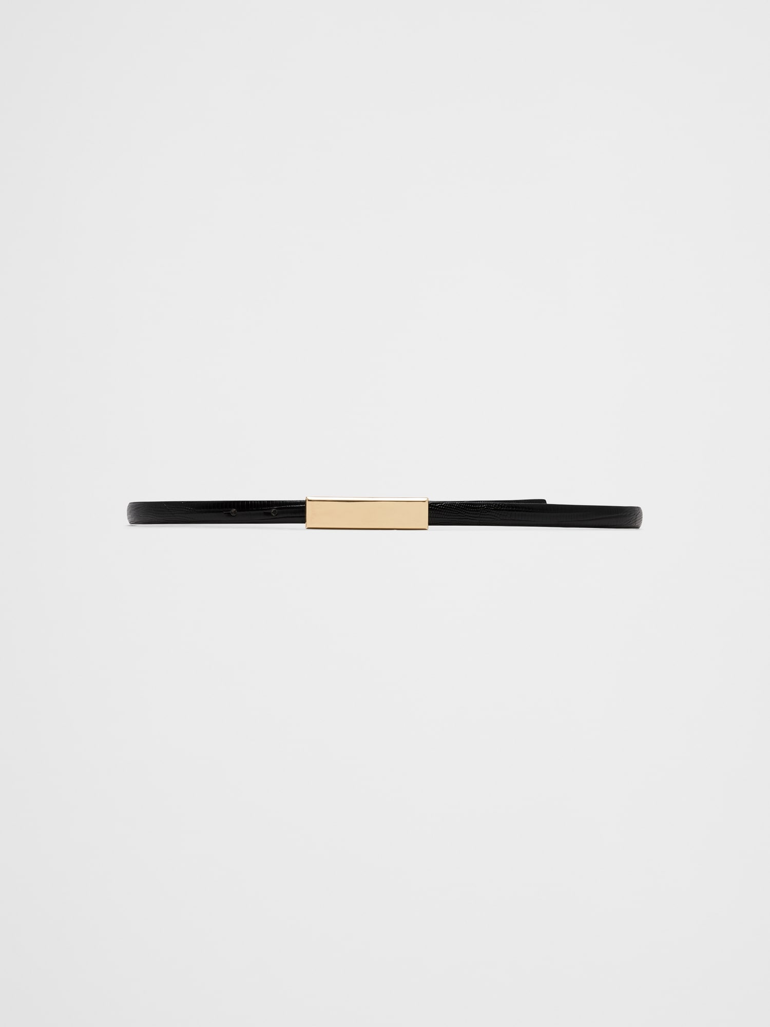 Leather Ultra Skinny Dress Belt