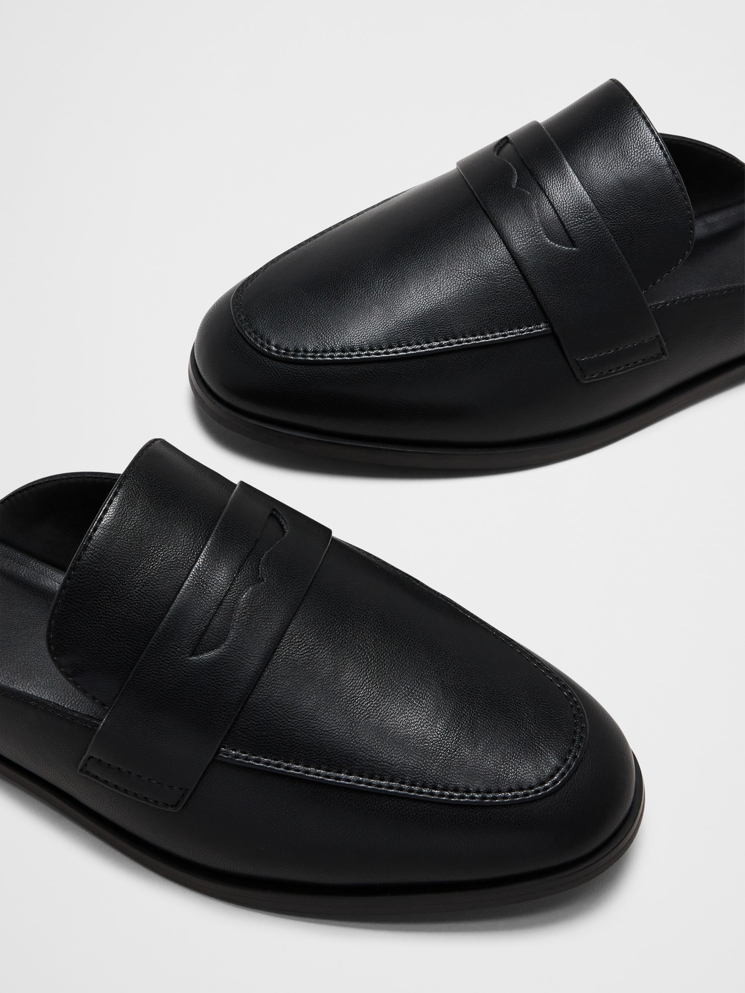Image number 5 showing, Vegan Leather Loafer Mule