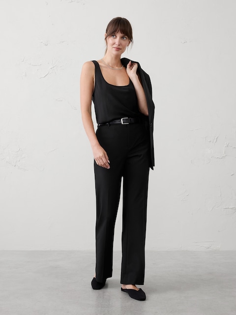 Bootcut High-Rise Sculpted Trouser