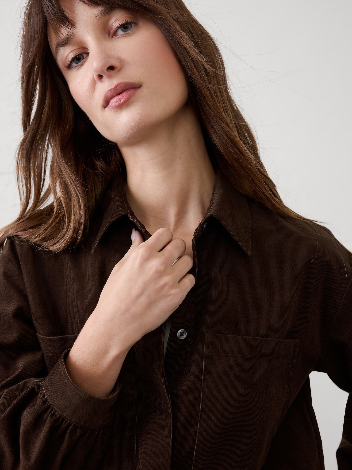 Image number 3 showing, Corduroy Double Pocket Shirt