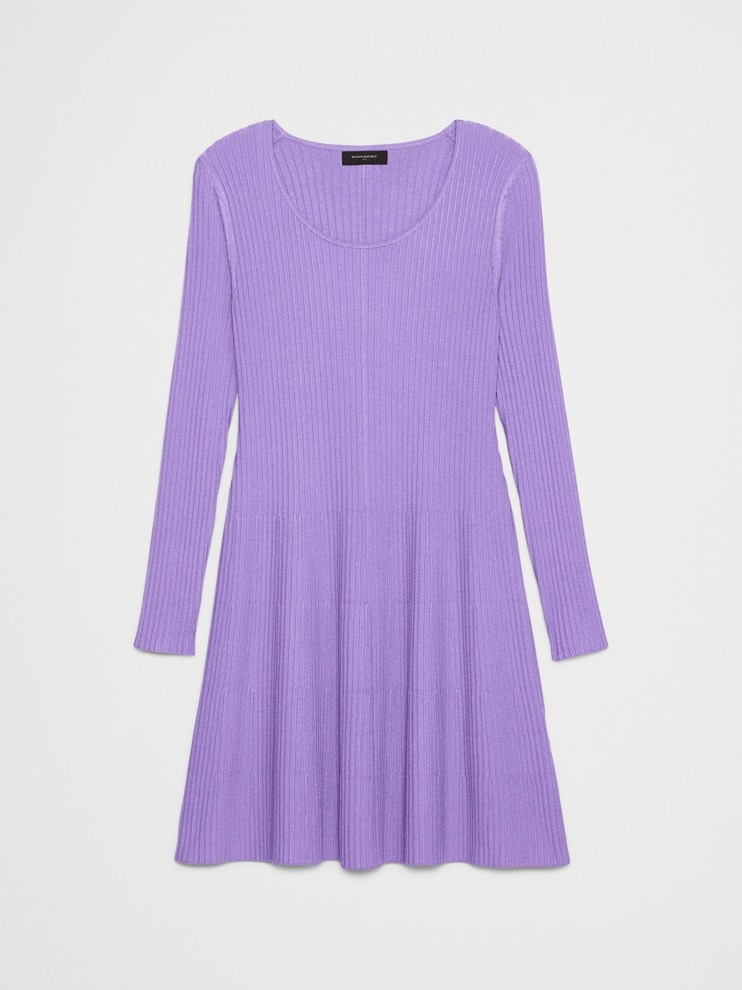 Image number 4 showing, RIBBED KNIT MINI DRESS