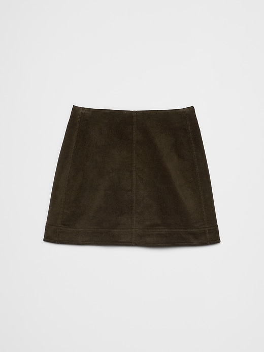 Corduroy Seamed Mini Skirt Banana Republic Factory