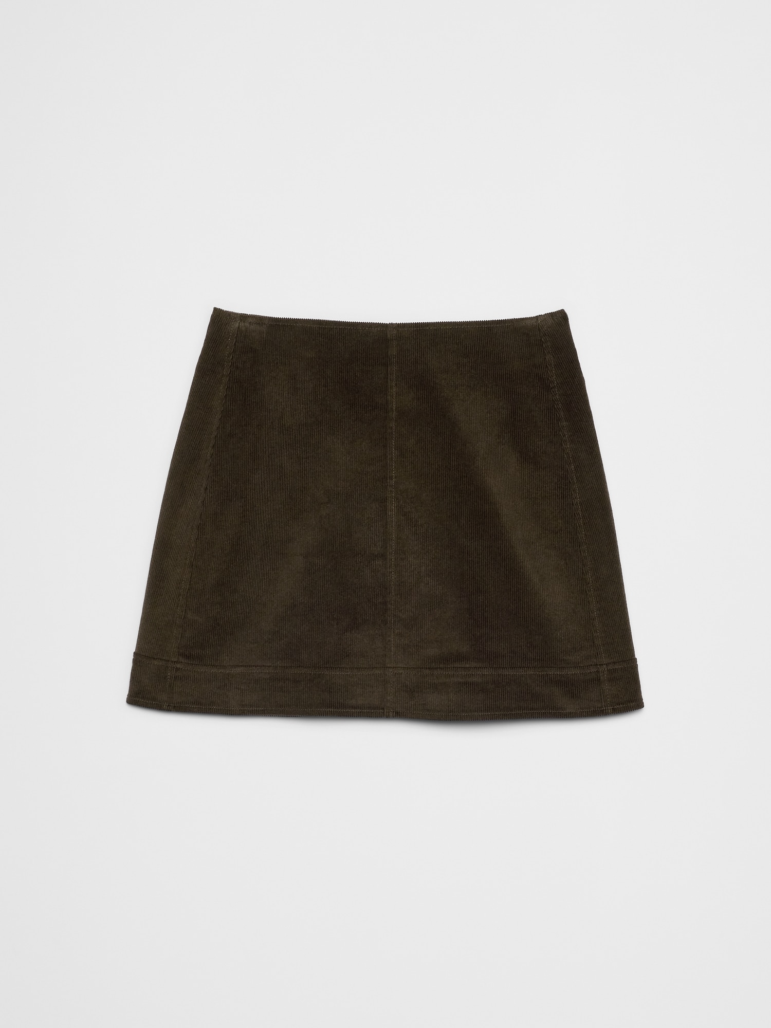 Image number 4 showing, Corduroy Seamed Mini Skirt