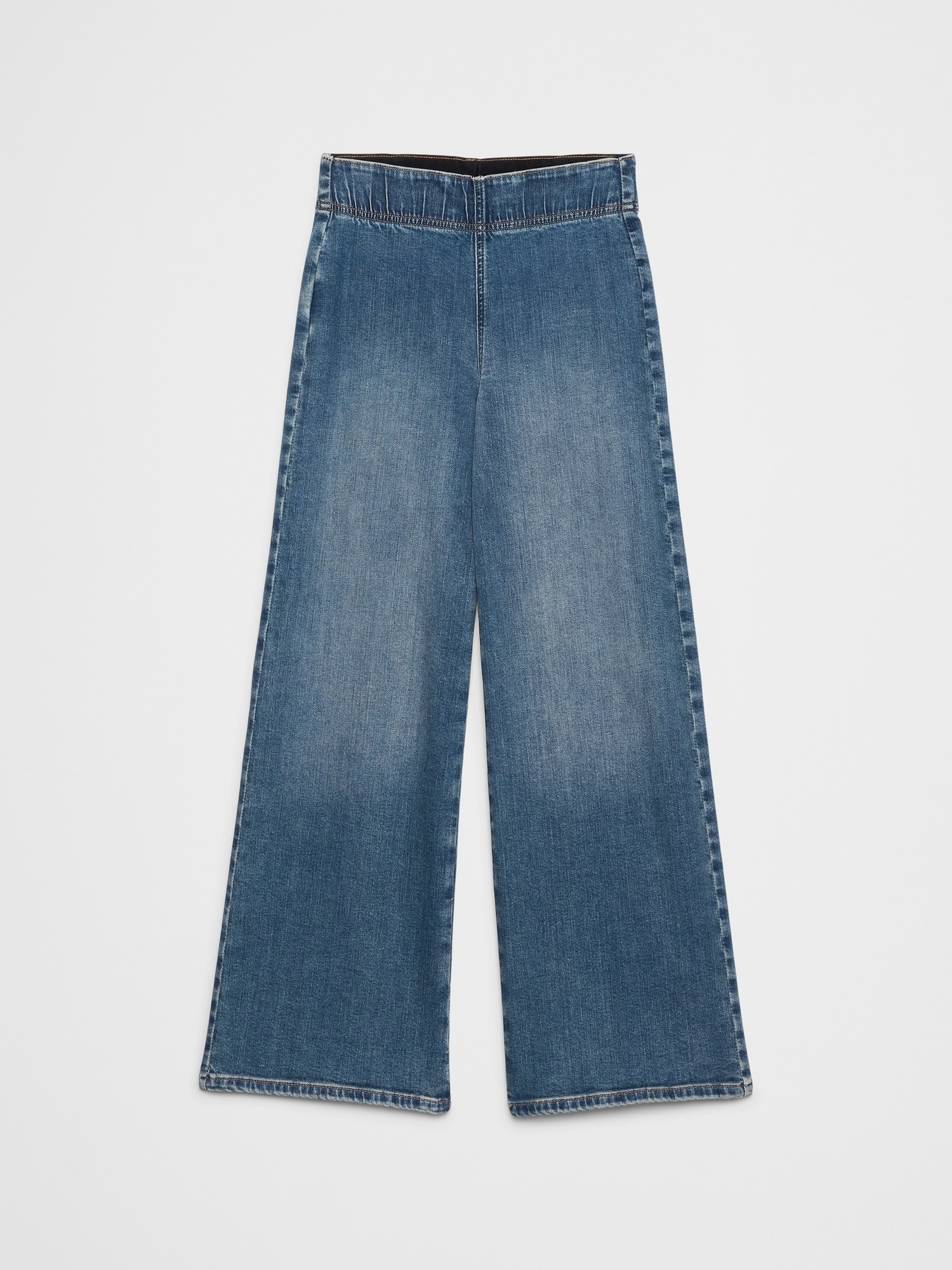 Image number 4 showing, Wide-Leg High-Rise Pull-On Jean