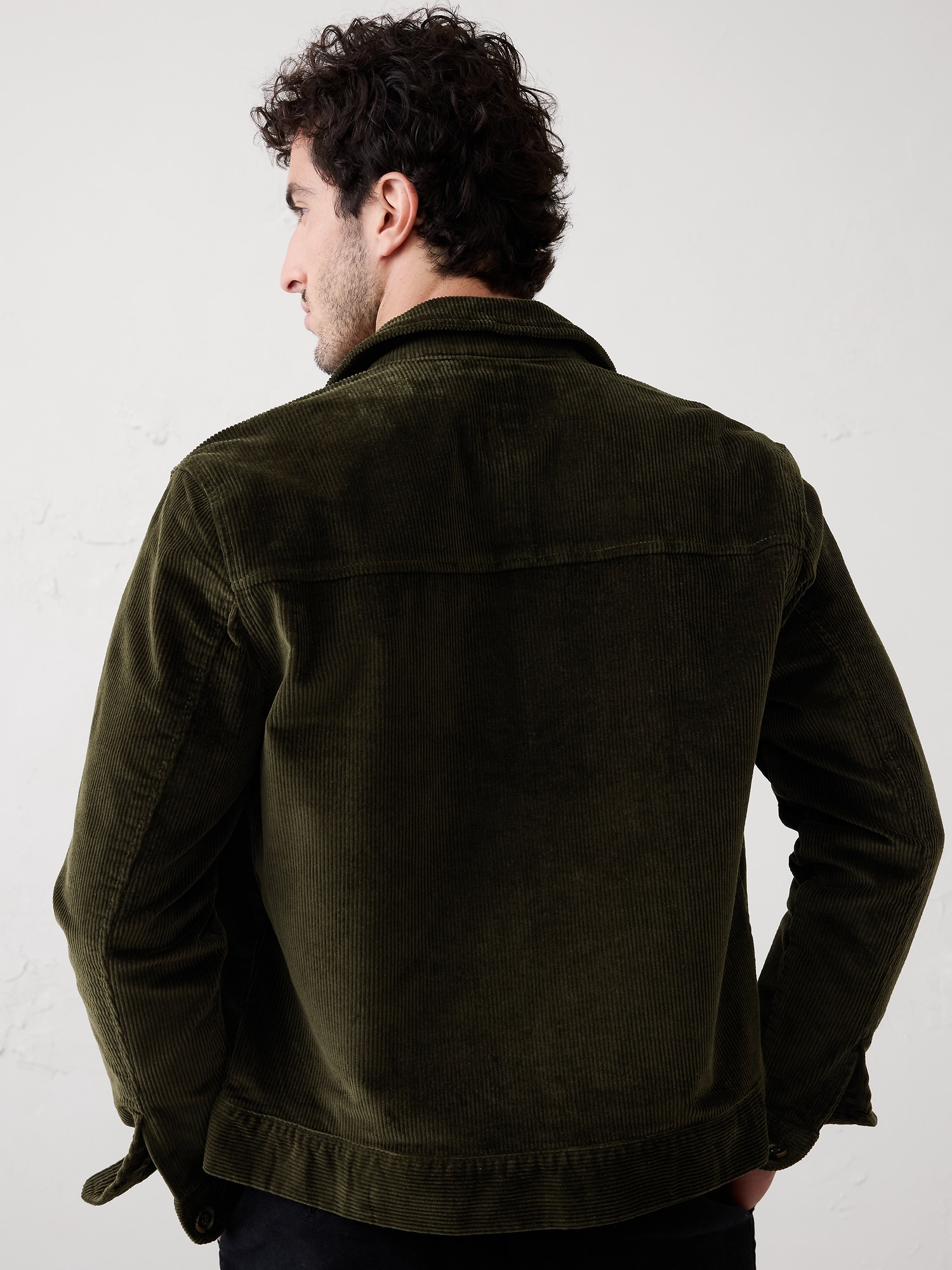 Image number 2 showing, CORDUROY HARRINGTON JACKET