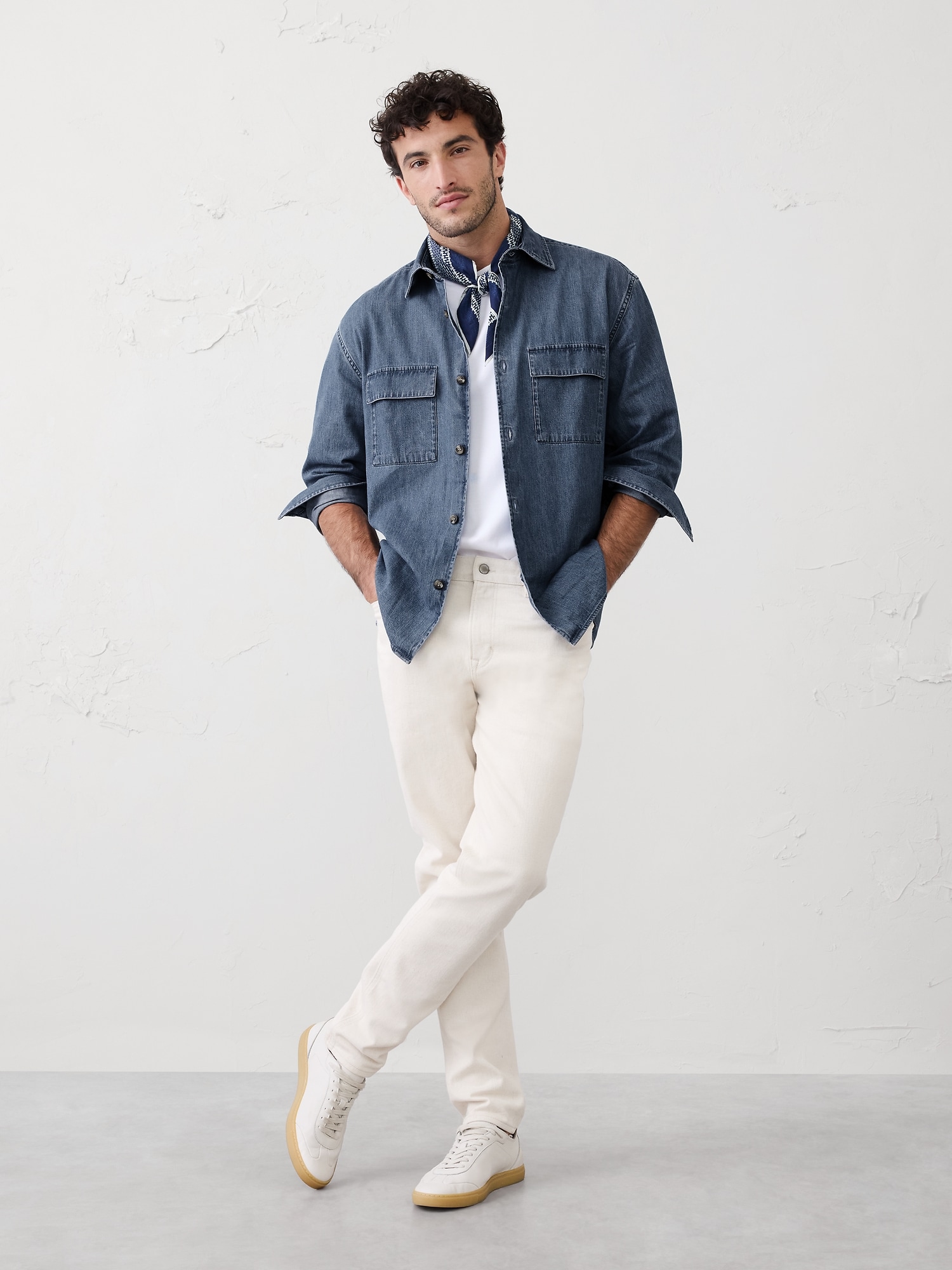DENIM OVERSHIRT