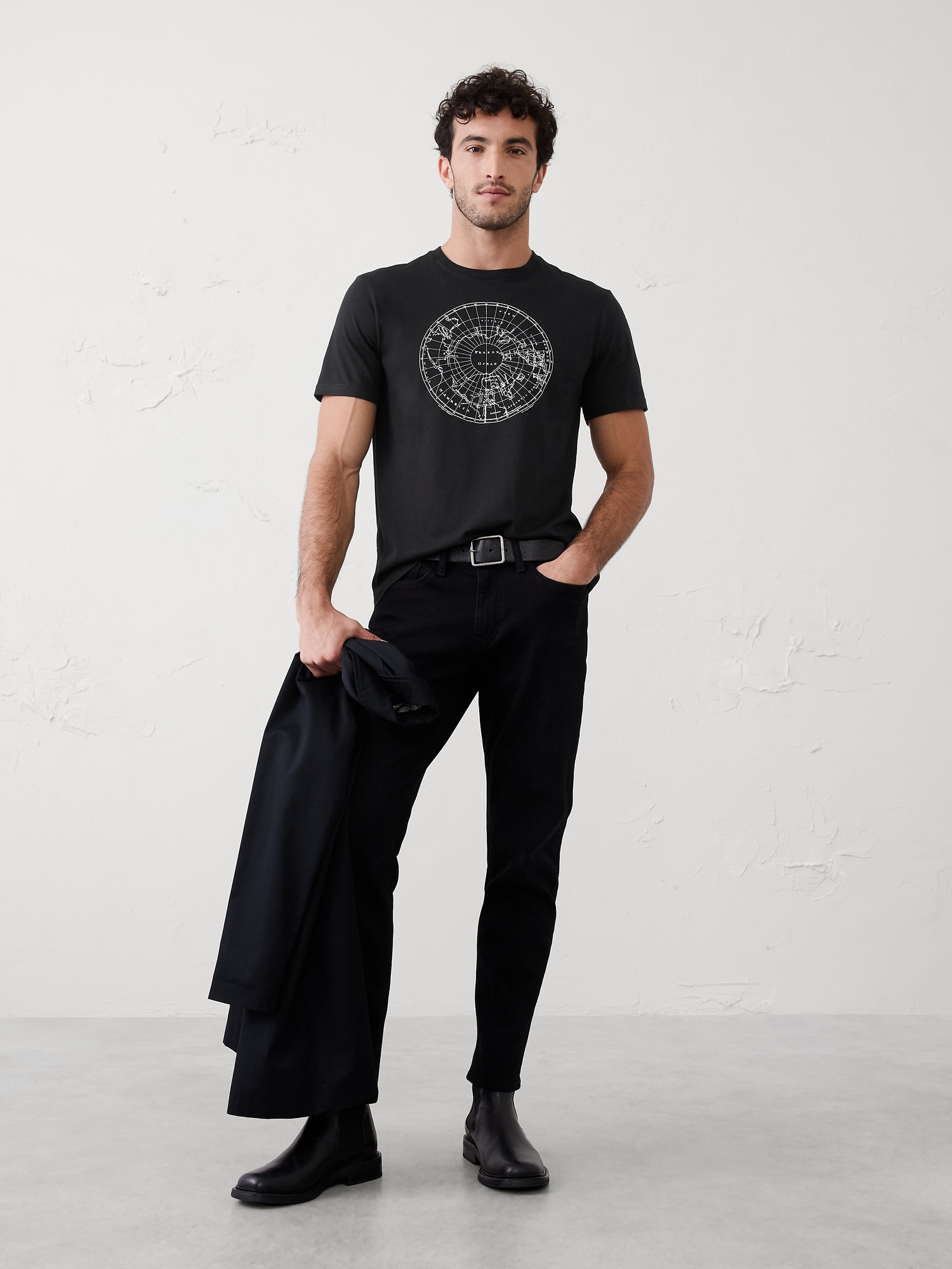 GRAPHIC T-SHIRT - Charcoal