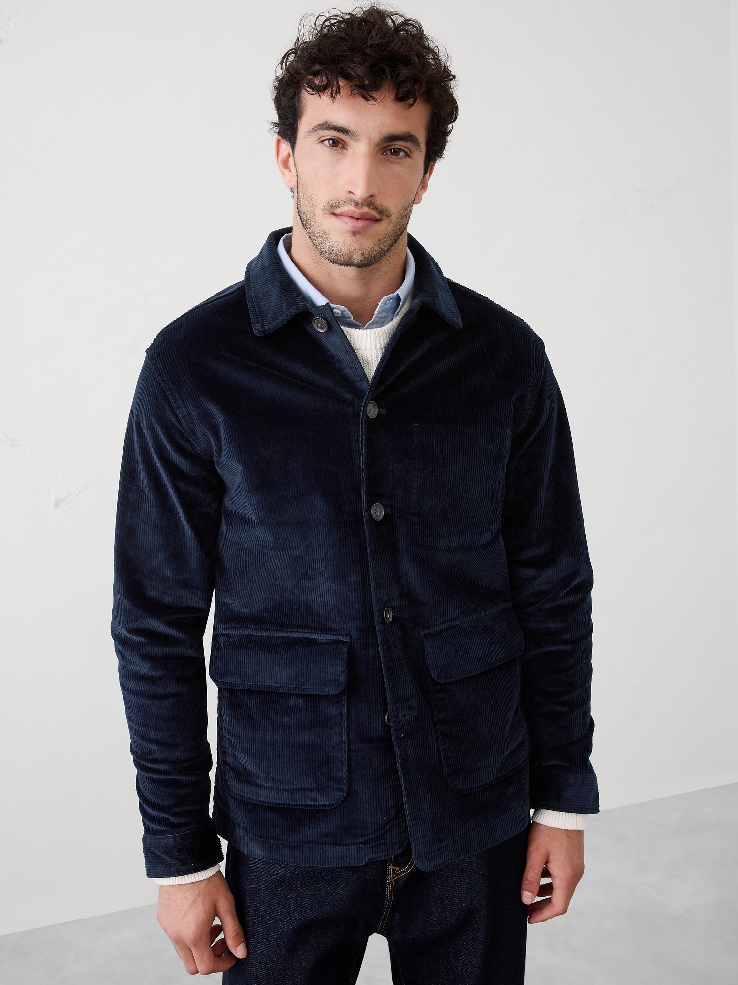 Image number 3 showing, CORDUROY CHORE JACKET