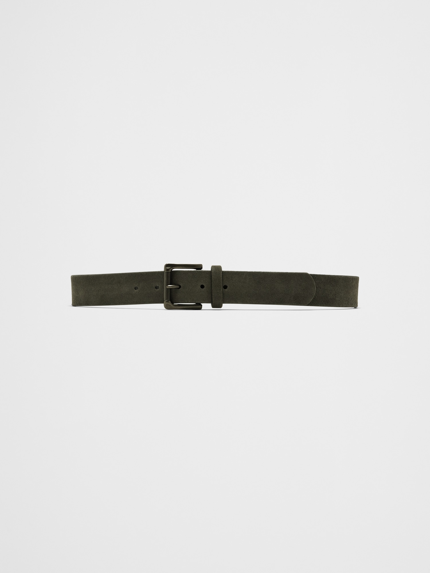 Image number 1 showing, Suede Roller Buckle Belt