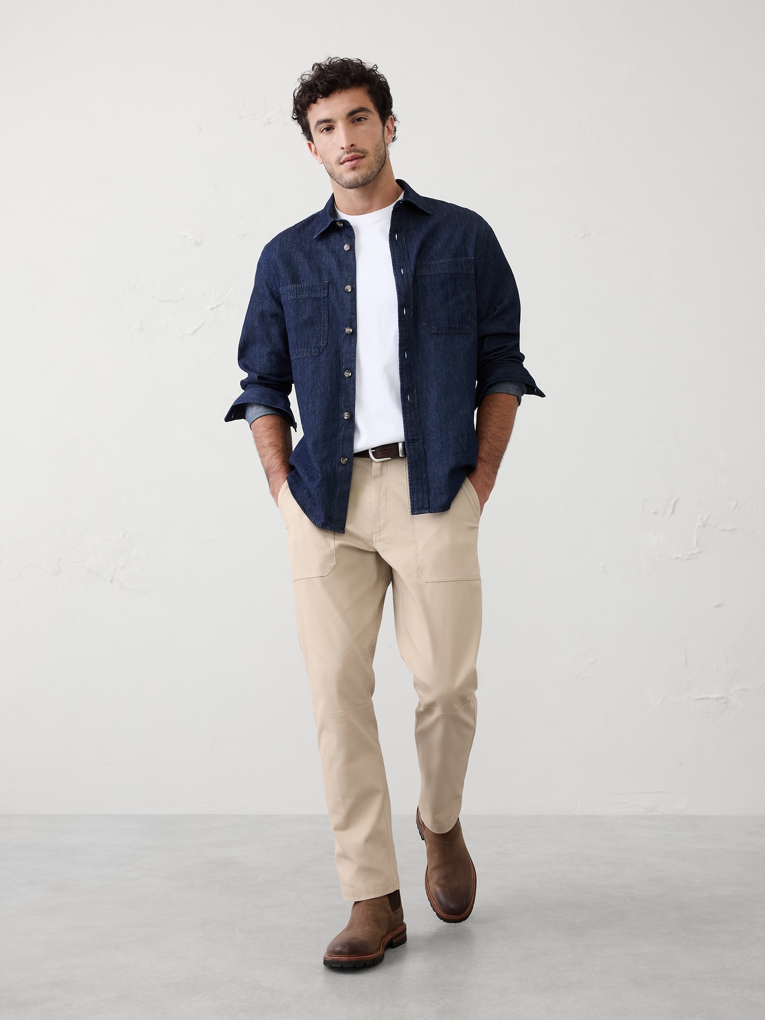 Image number 1 showing, SLIM STRAIGHT UTILITY PANT
