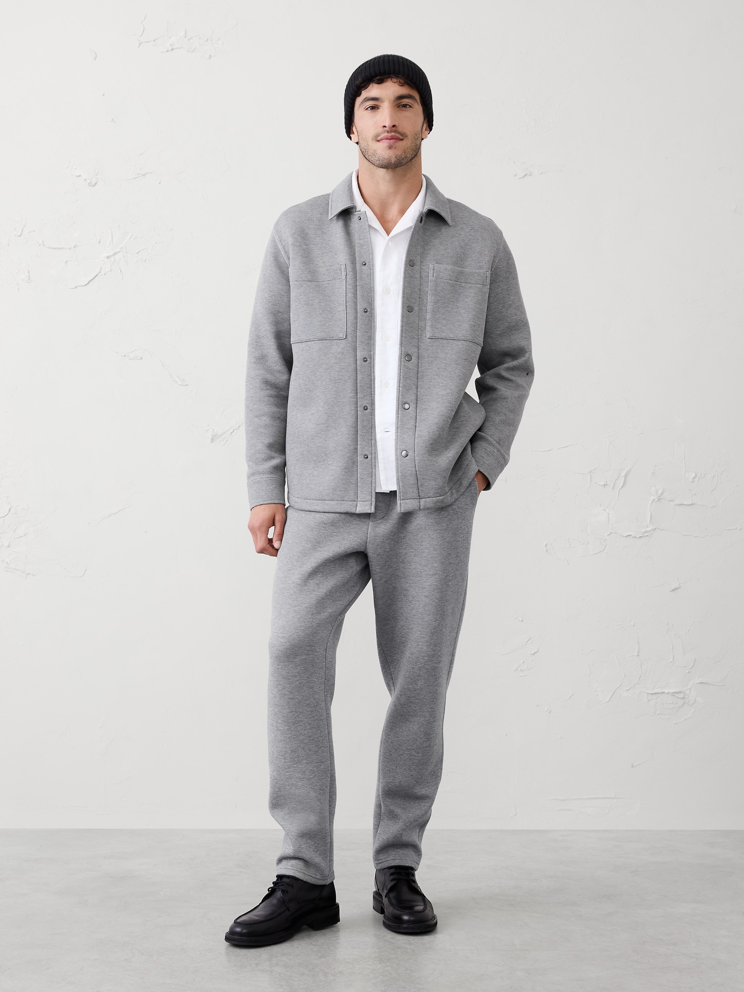 SCUBA SWEATSHIRT JACKET - Medium Heather Gray