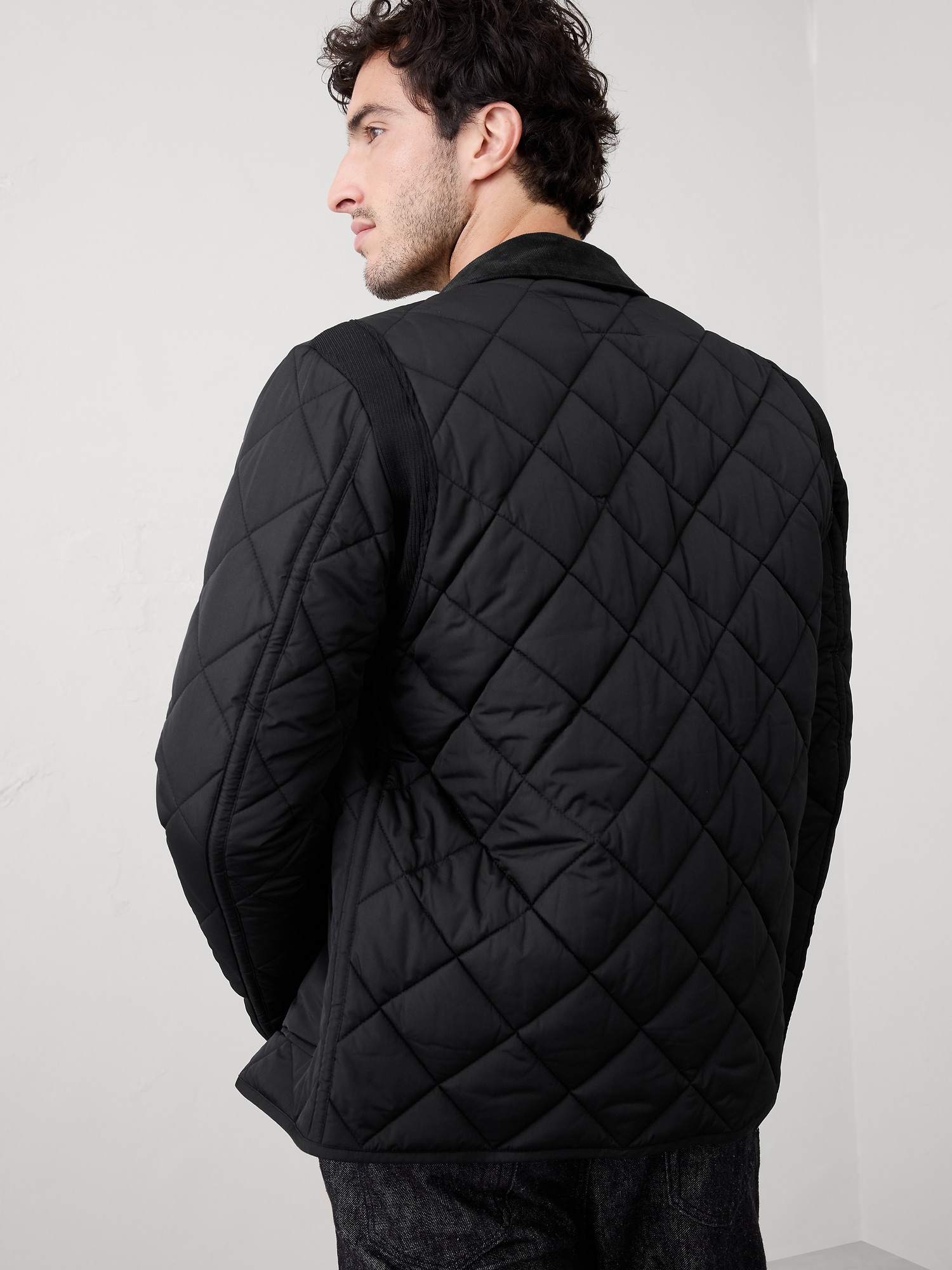 Image number 2 showing, DIAMOND QUILTED JACKET
