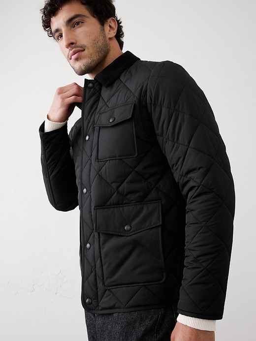 Diamond Quilted Jacket