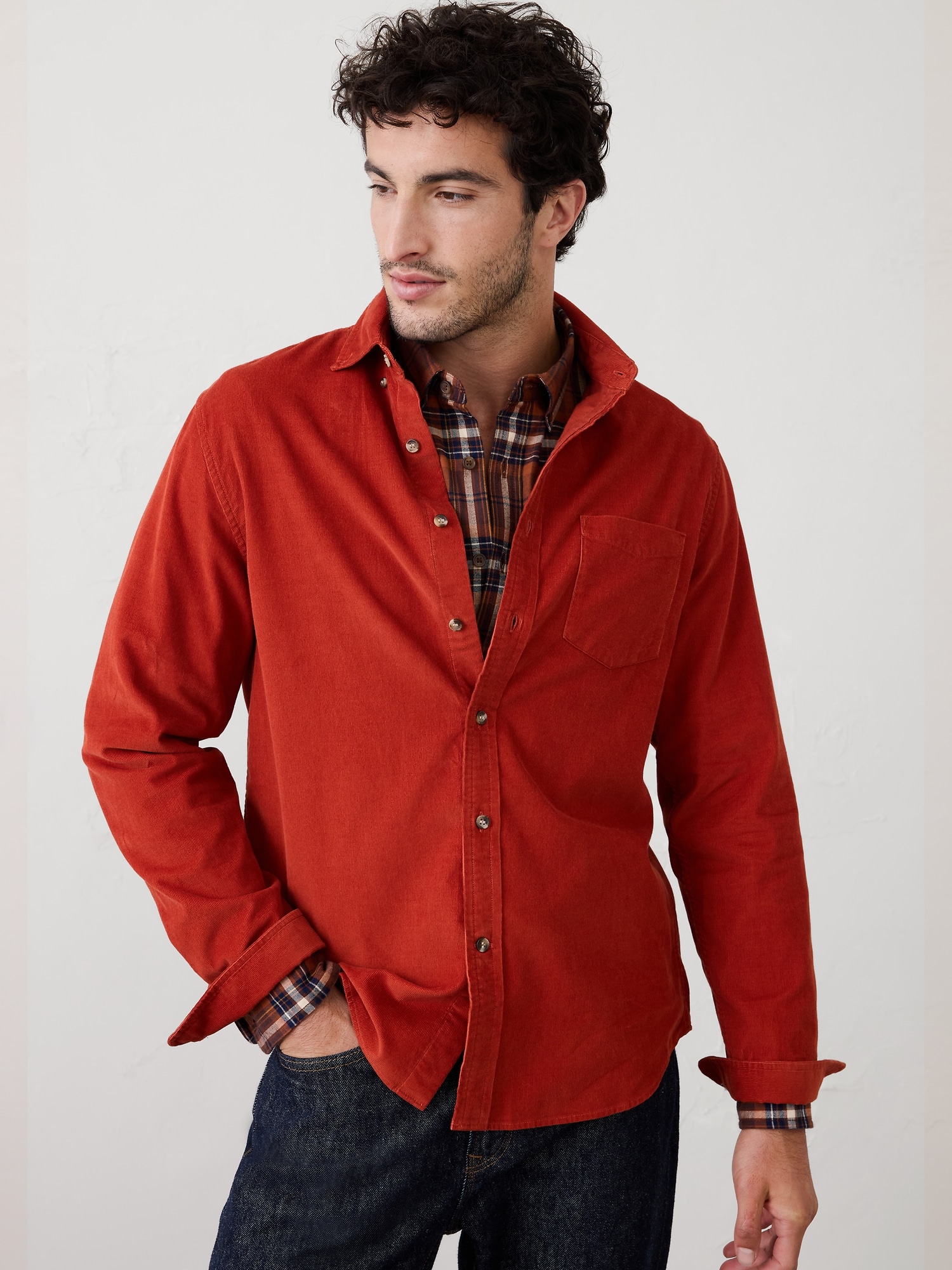 FINE WALE CORDUROY SHIRT - Rustic Villa