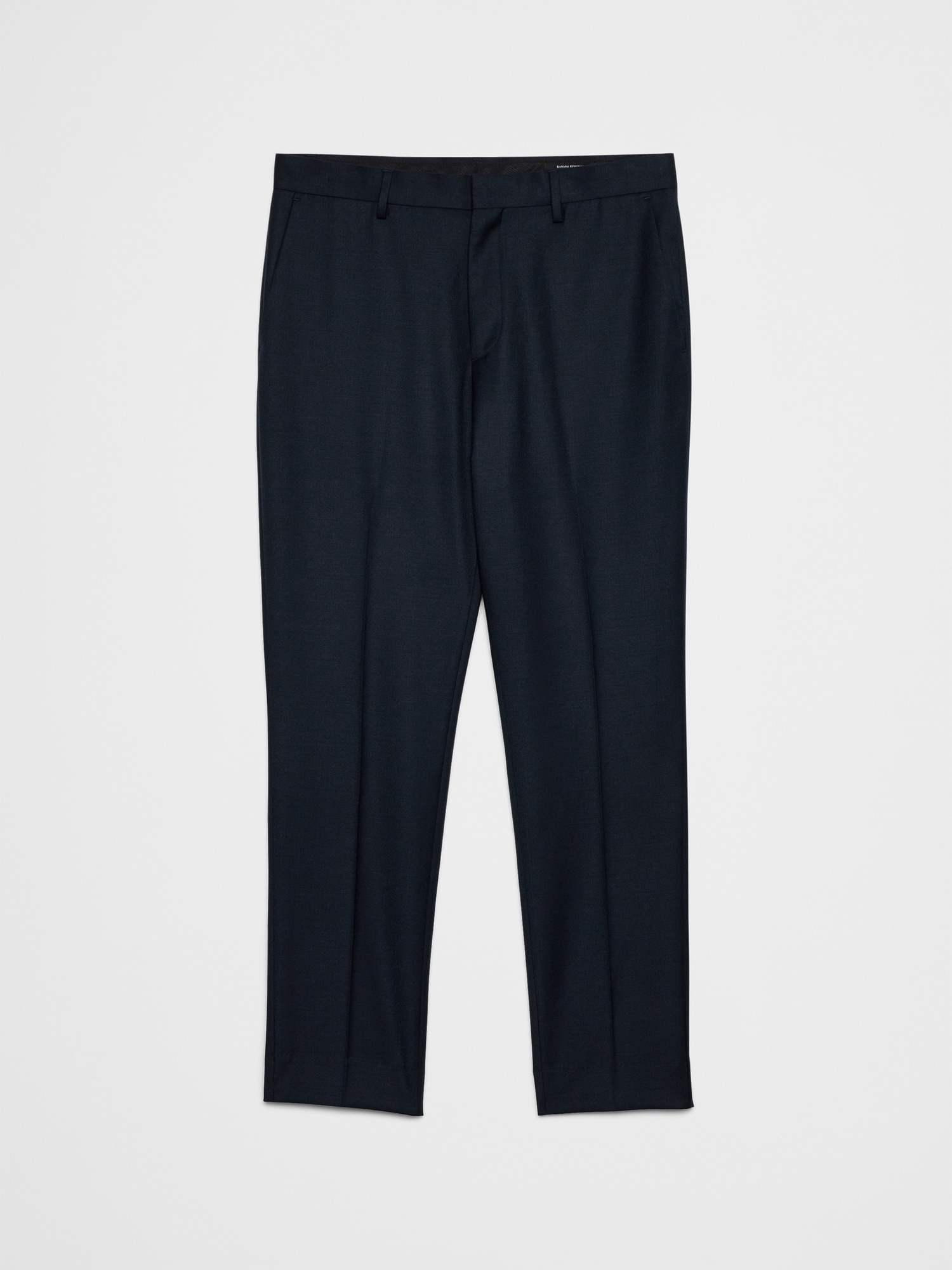 Image number 4 showing, TAILORED-FIT LUXE WOOL-BLEND SUIT TROUSER