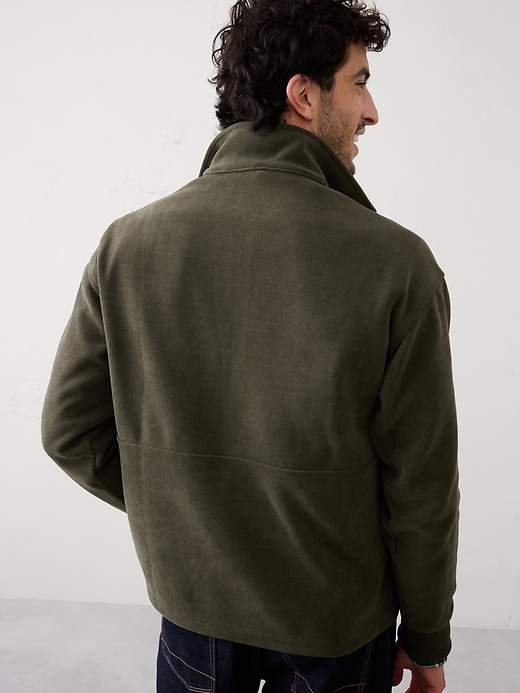 Knit Half-Zip Sweatshirt