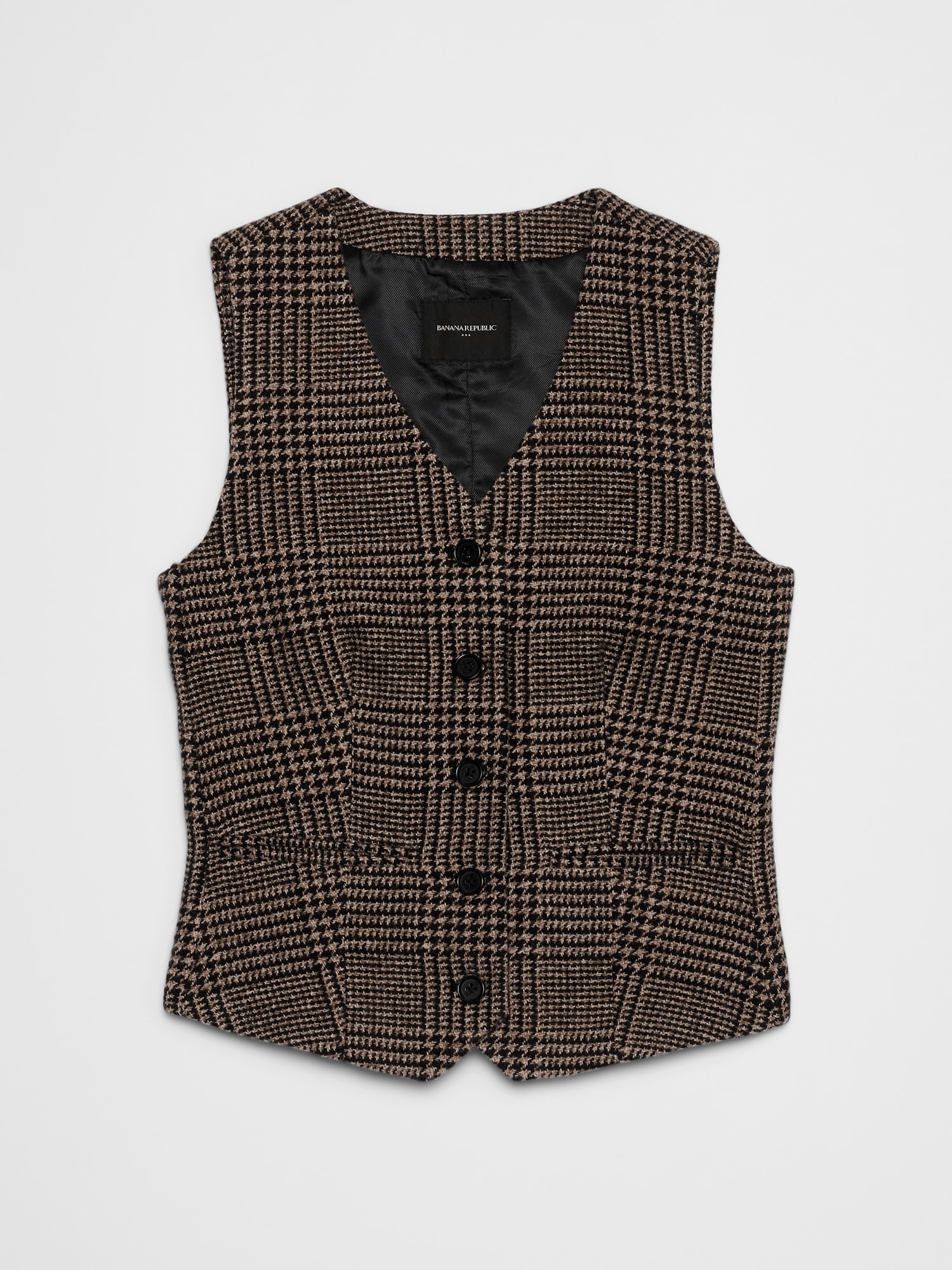 Image number 4 showing, Plaid Short Classic Vest
