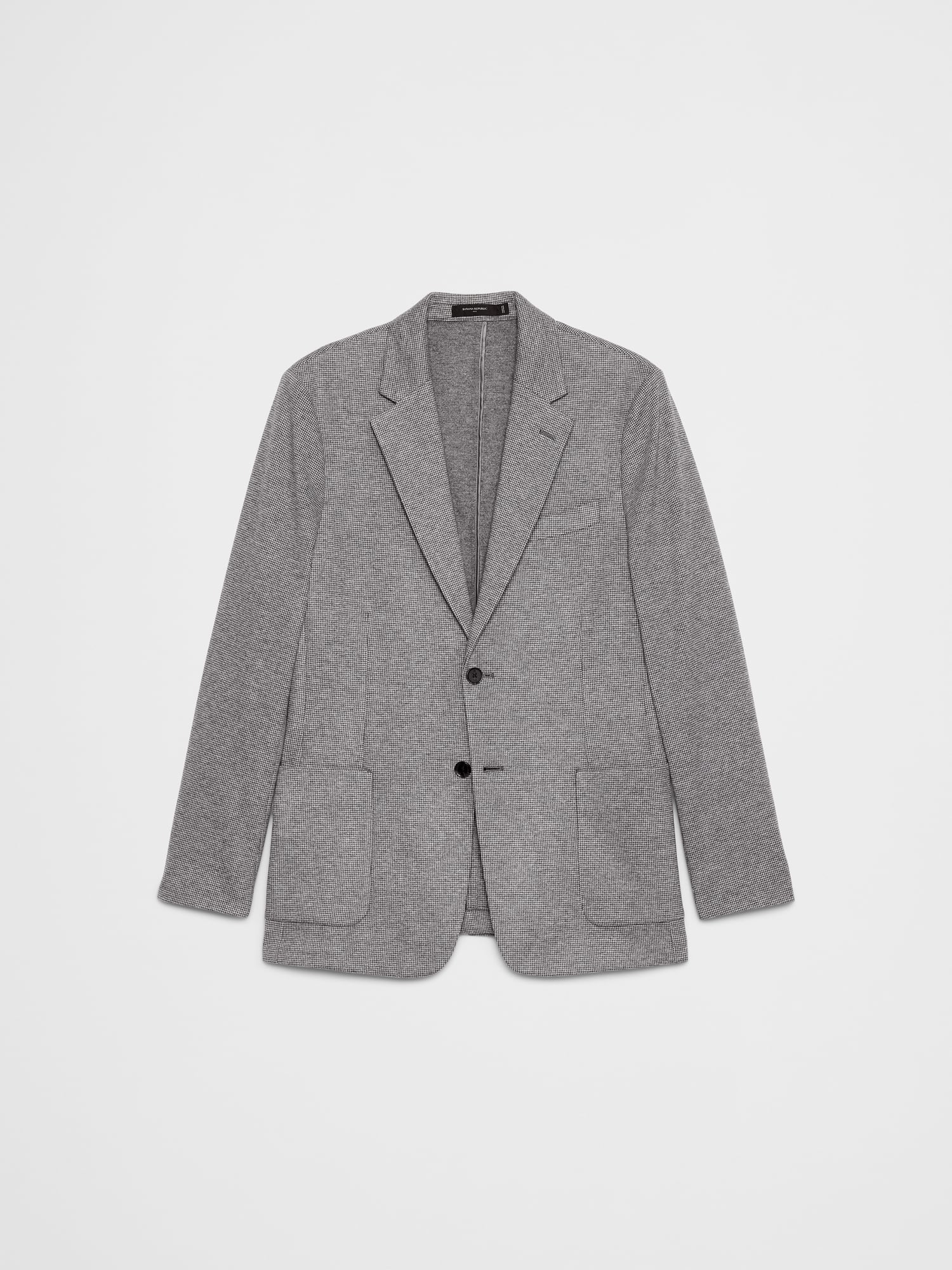 Image number 4 showing, Tailored-Fit Knit Mini Houndstooth Jacket