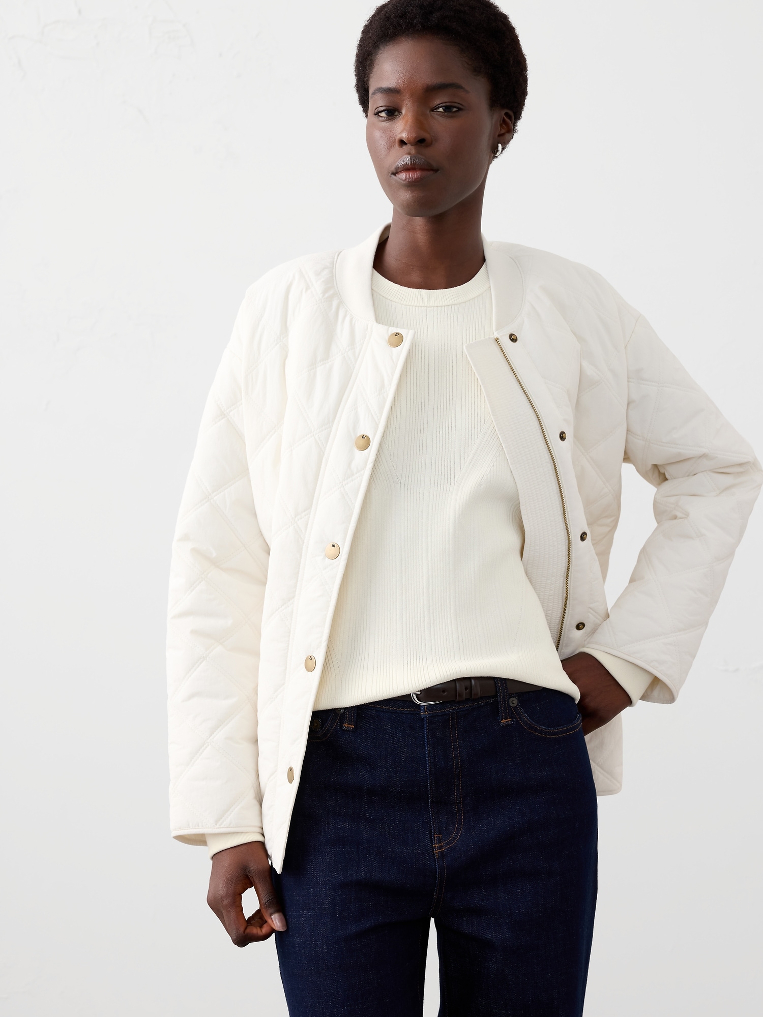 Image number 3 showing, Variegated Ribbed Shell Sweater