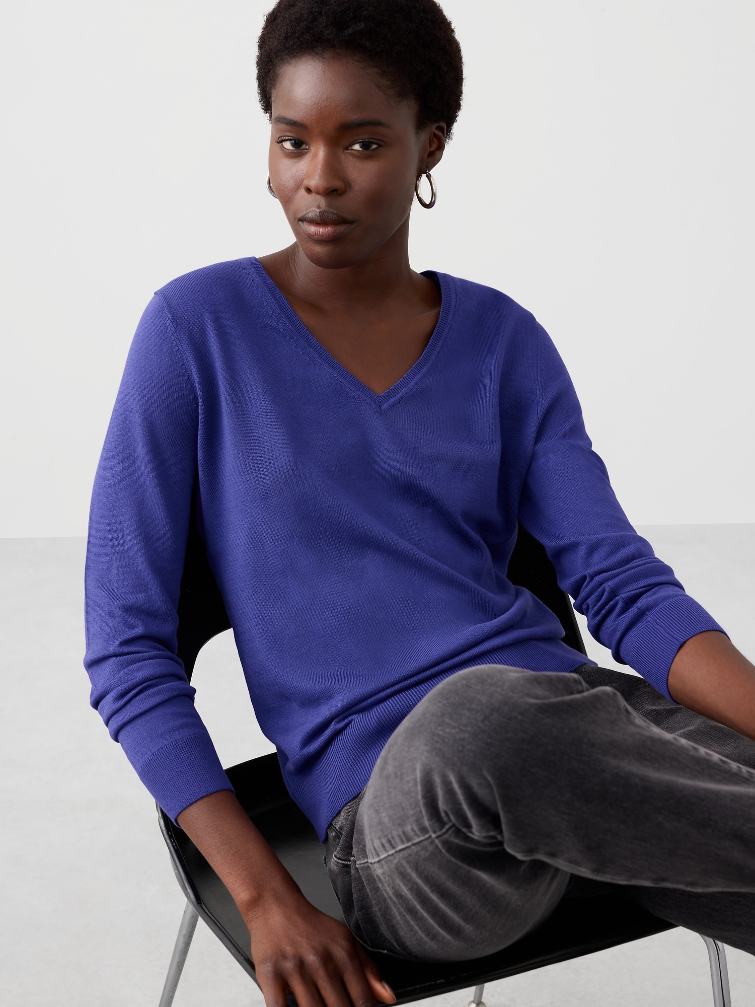 Image number 3 showing, Forever V-Neck Sweater