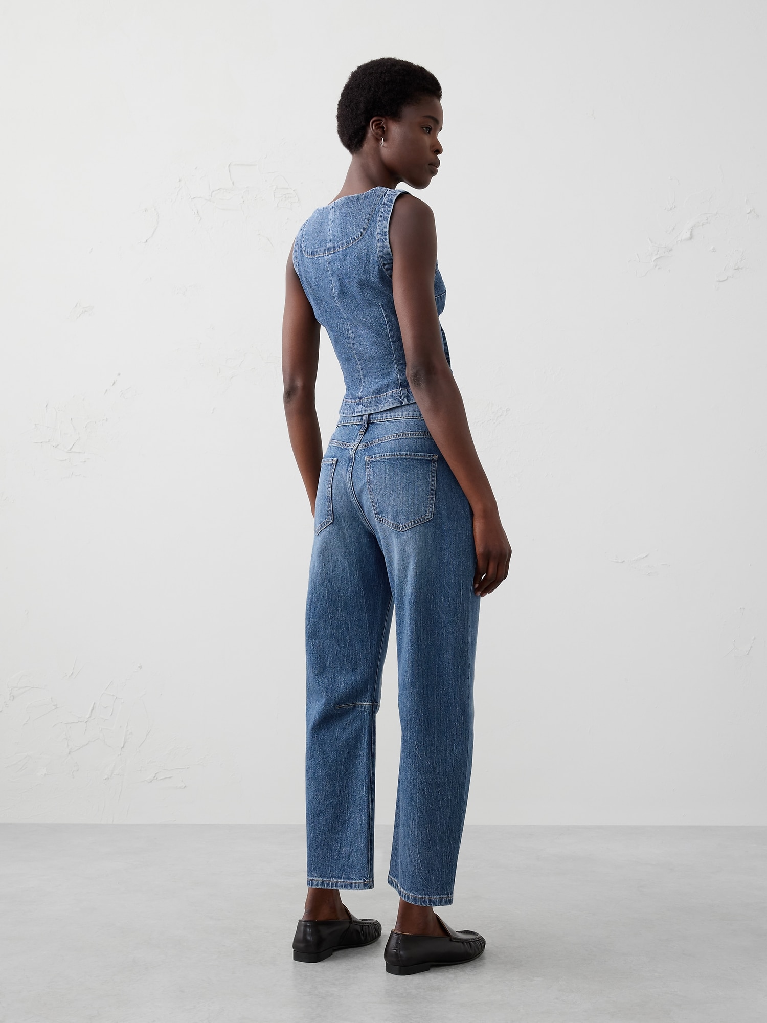 Image number 2 showing, Barrel Mid-Rise Jean