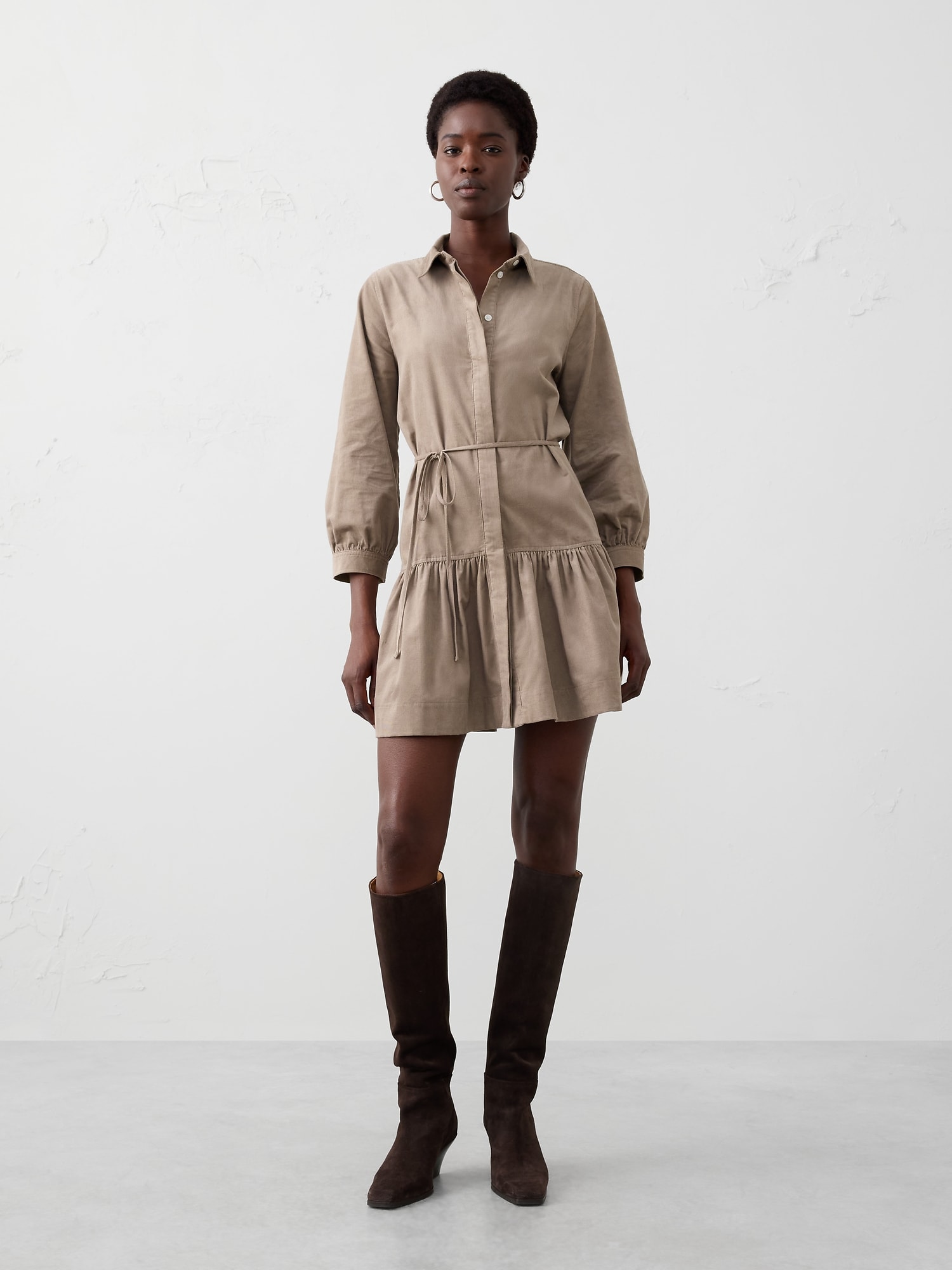 Mini Dress - Mocha Latte