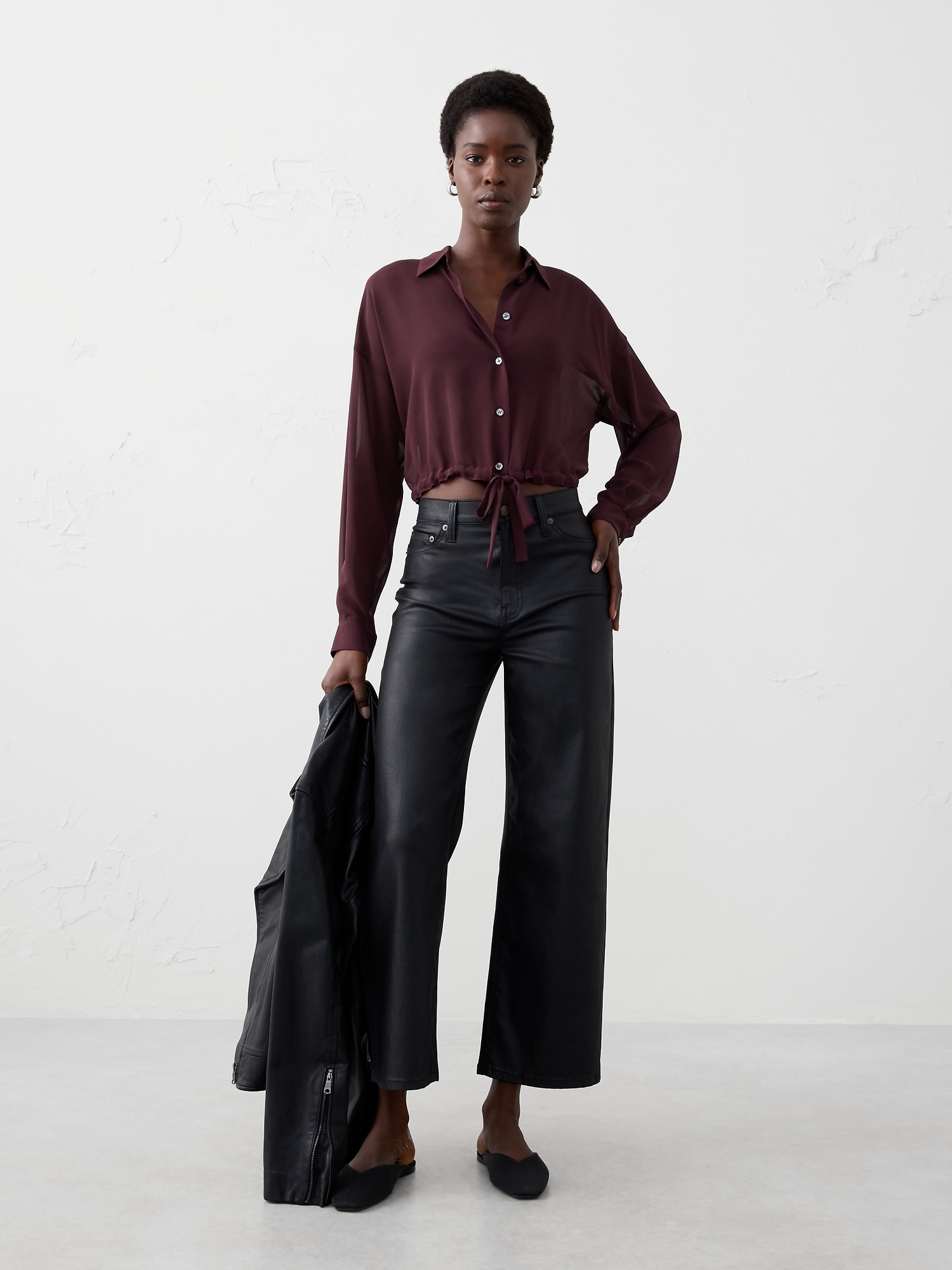 Image number 3 showing, Cinched Hem Shirt