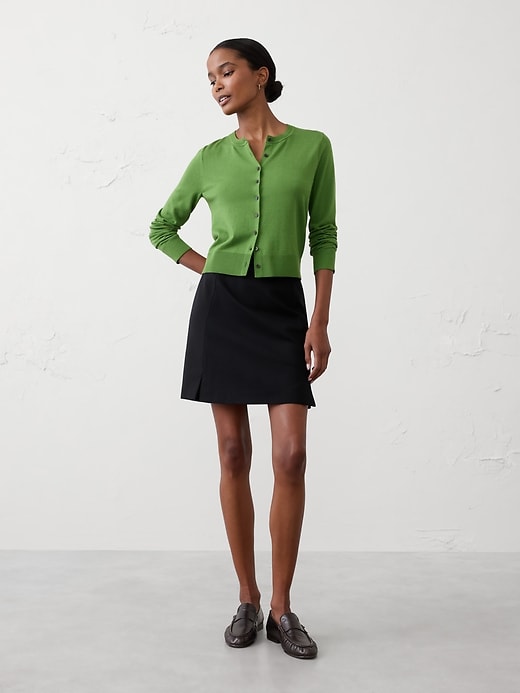 Plaid Pleated Mini Skirt