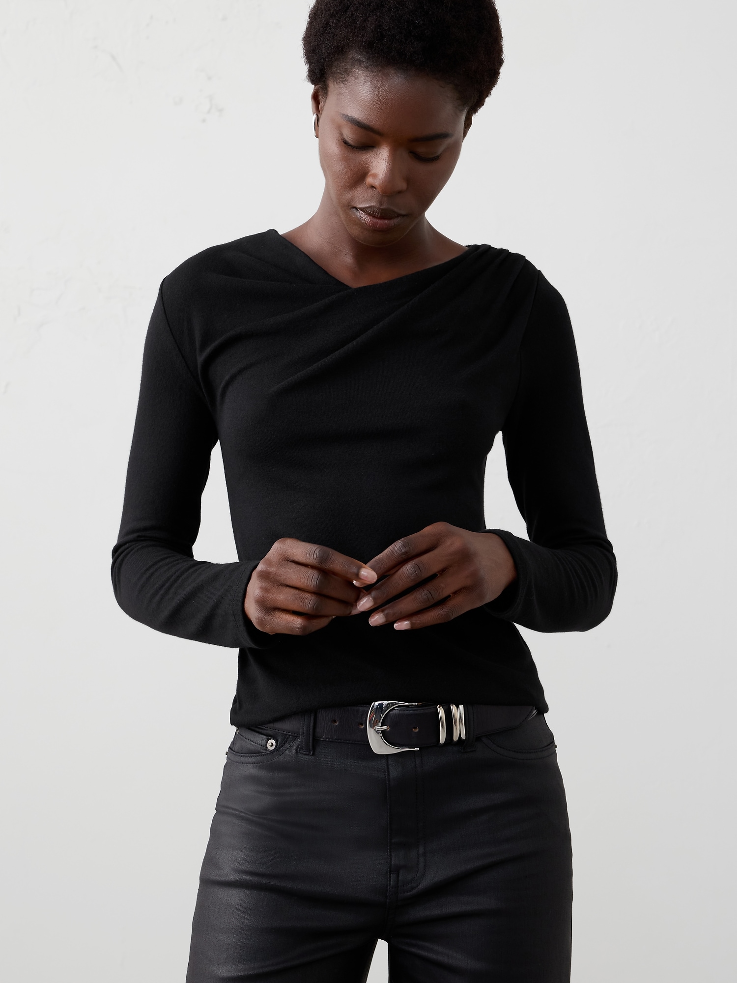Image number 1 showing, Soft Luxe Draped Top