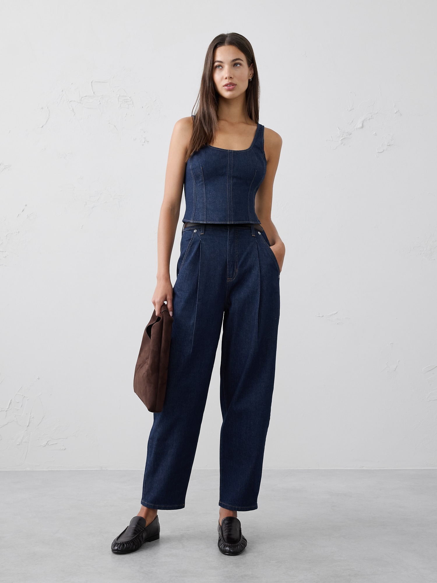 Barrel Ultra High-Rise Trouser Jean - Rinse