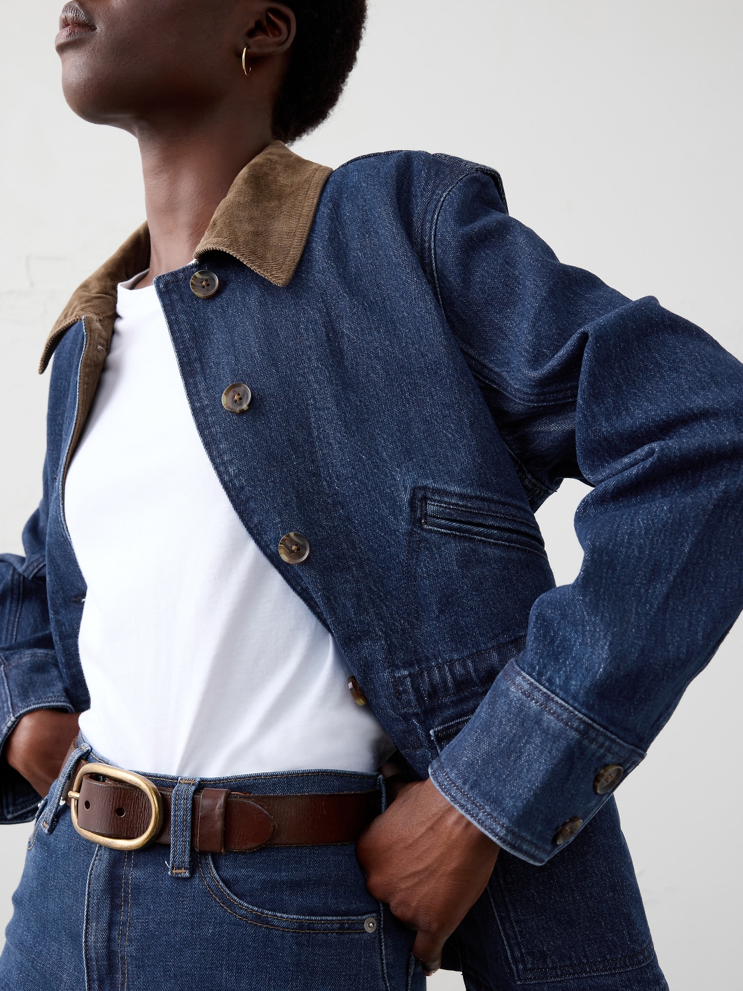 Image number 3 showing, Denim Barn Jacket