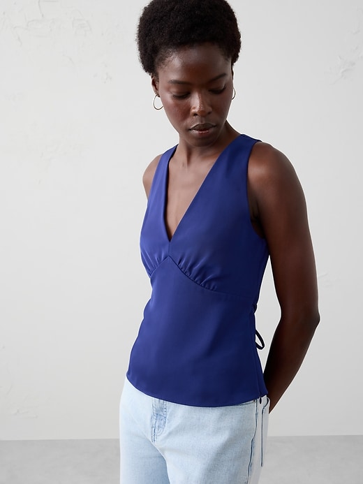 CLANE HEAVY RIB V NECK TOPS クラネ CLANE - ヘビーリブネックトップス - HEAVY RIB V NECK TOPS - IVORY