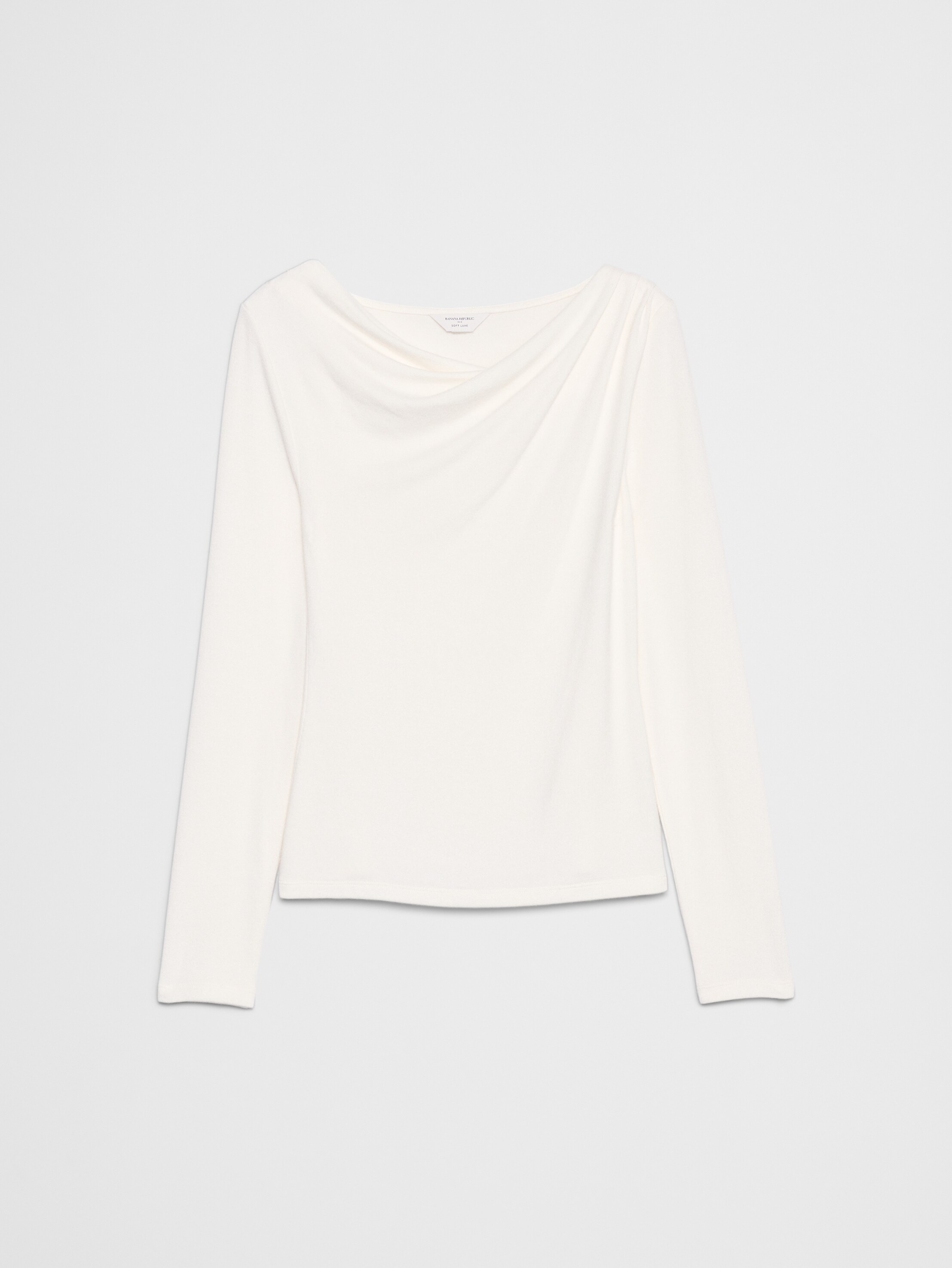 Soft Luxe Draped Top | Banana Republic Factory