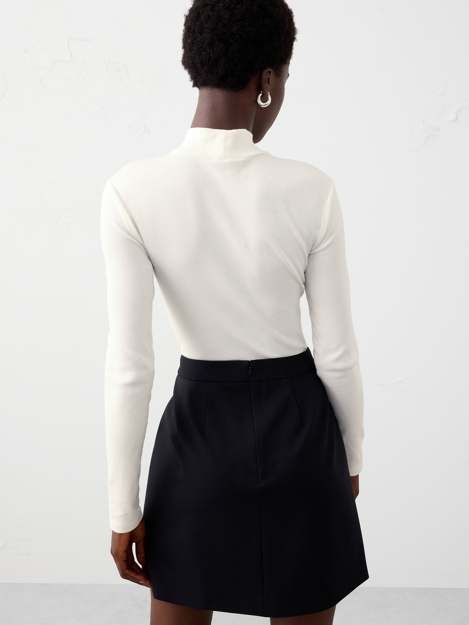 Image number 2 showing, Ribbed Mockneck Top