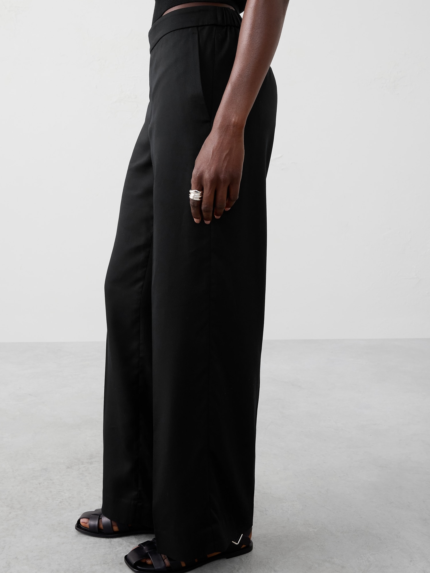 Image number 3 showing, Hayden Wide-Leg High-Rise TENCEL&#153 Pant