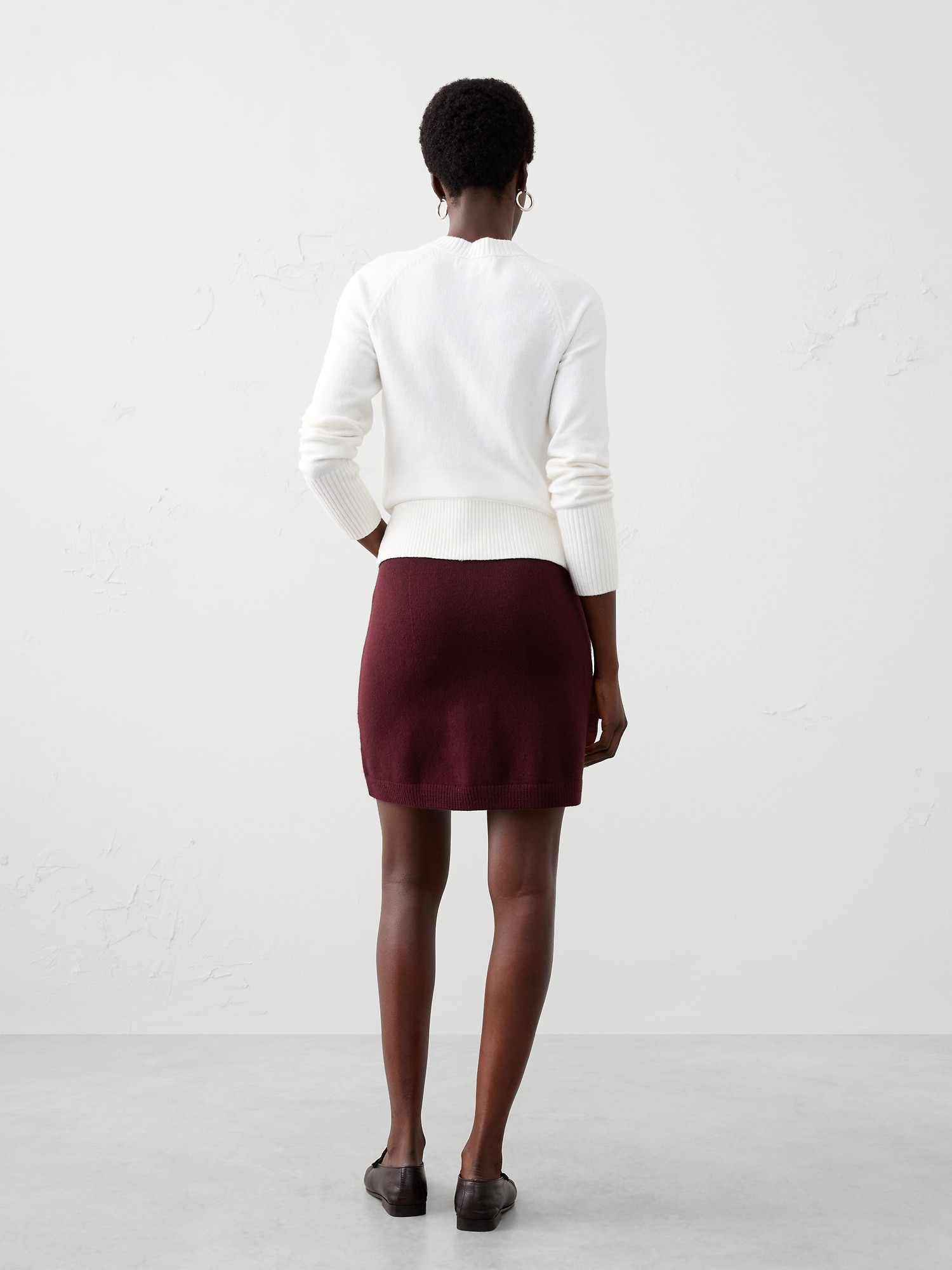 Image number 2 showing, Ribbed Mini Sweater Skirt