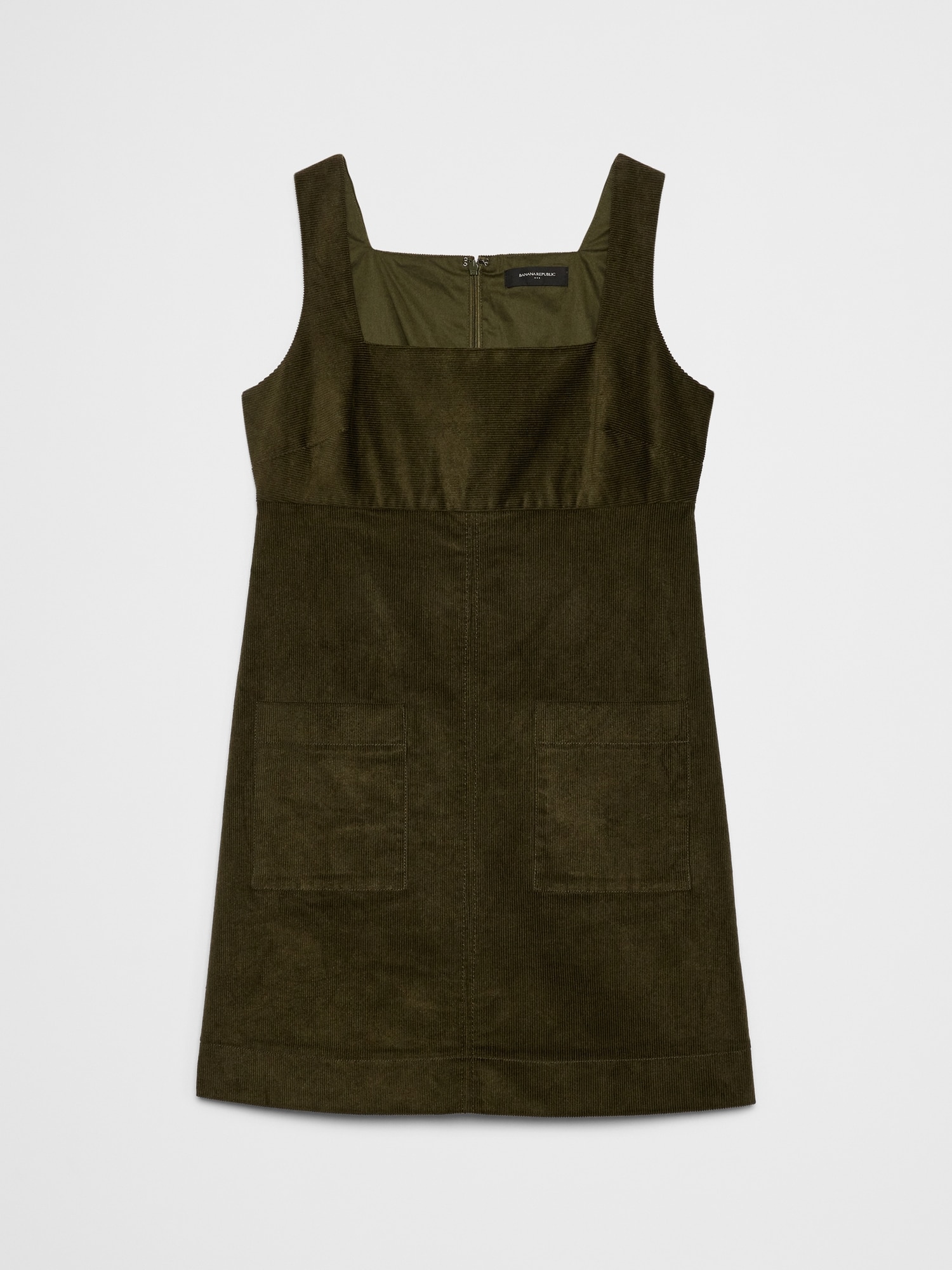 Image number 4 showing, Corduroy Empire-Waist Mini Dress